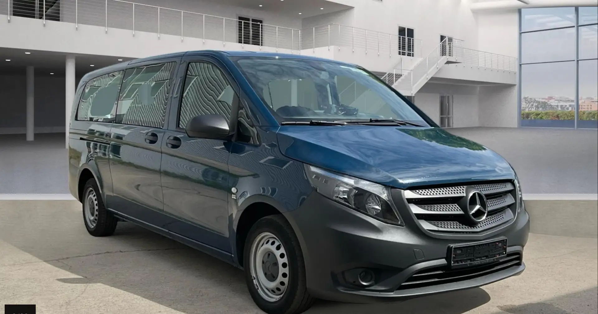 Mercedes-Benz Vito 114 extralang 6G/KLIMA/SITZHEIZUNG/TEMPOMAT/8SITZE Blauw - 1