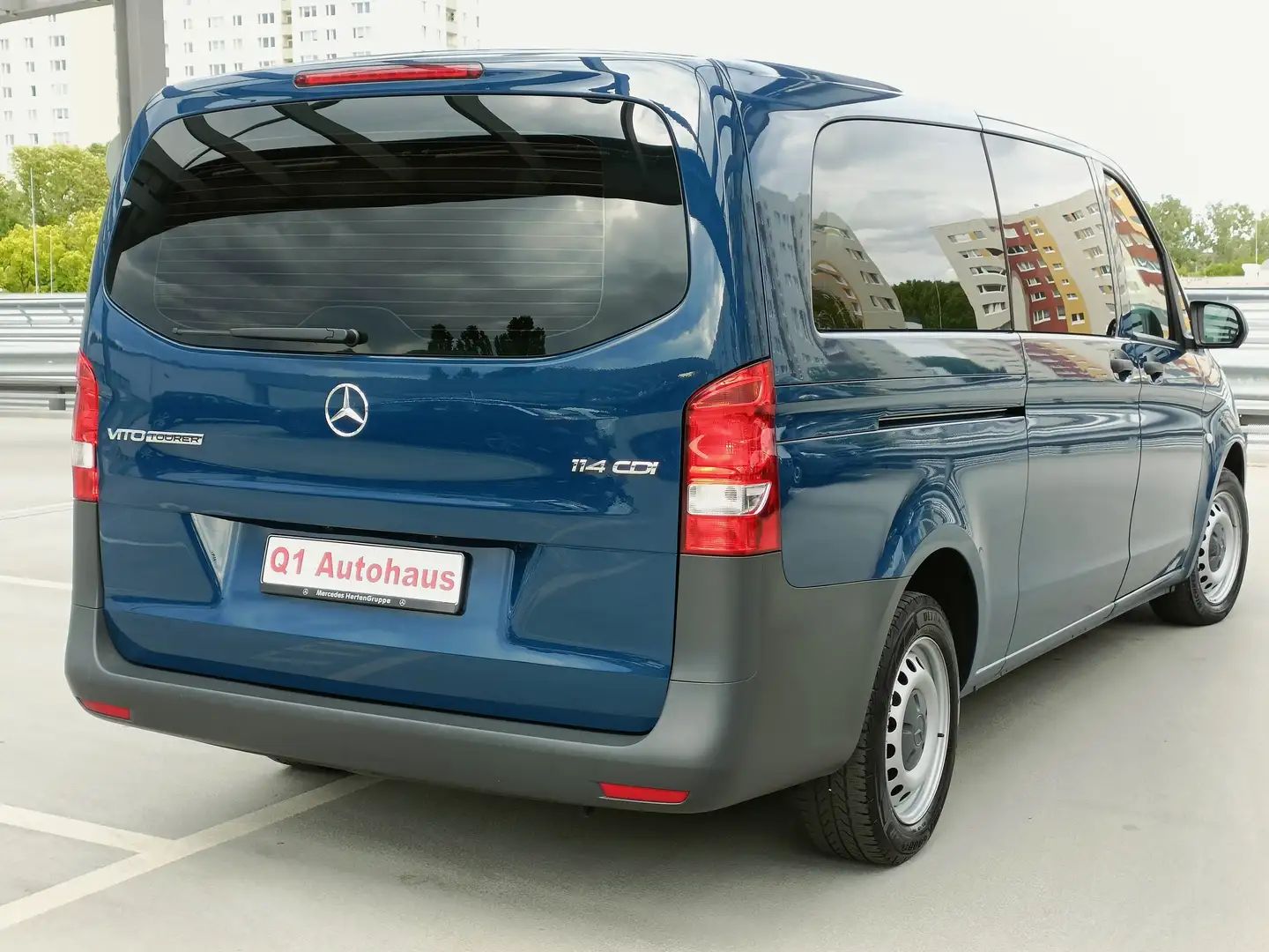 Mercedes-Benz Vito 114 extralang 6G/KLIMA/SITZHEIZUNG/TEMPOMAT/8SITZE Bleu - 2