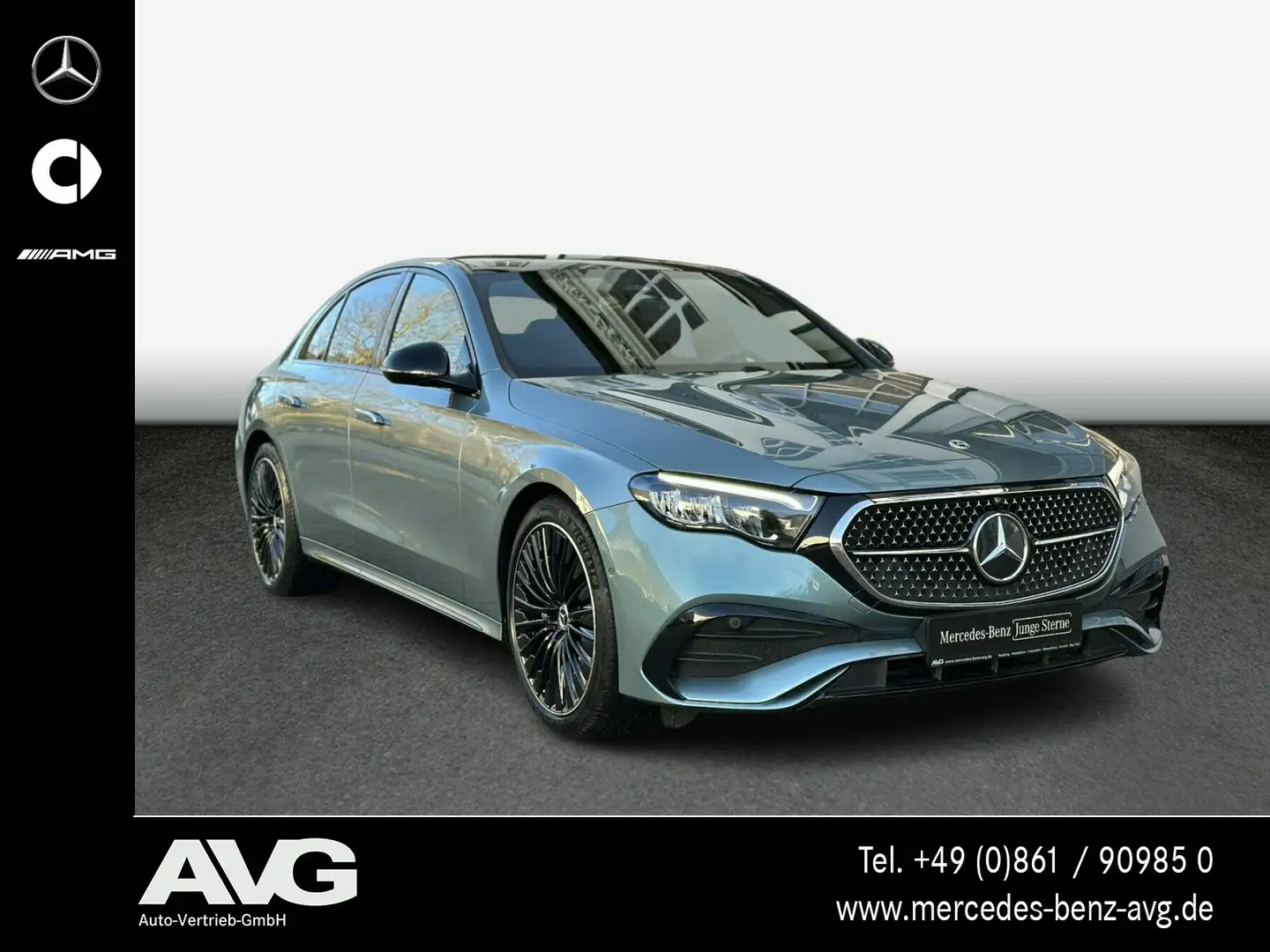 Mercedes-Benz E 220 E 220 d AMG-Adv Superscreen Pano Burm4D 20" Nigh Argent - 2