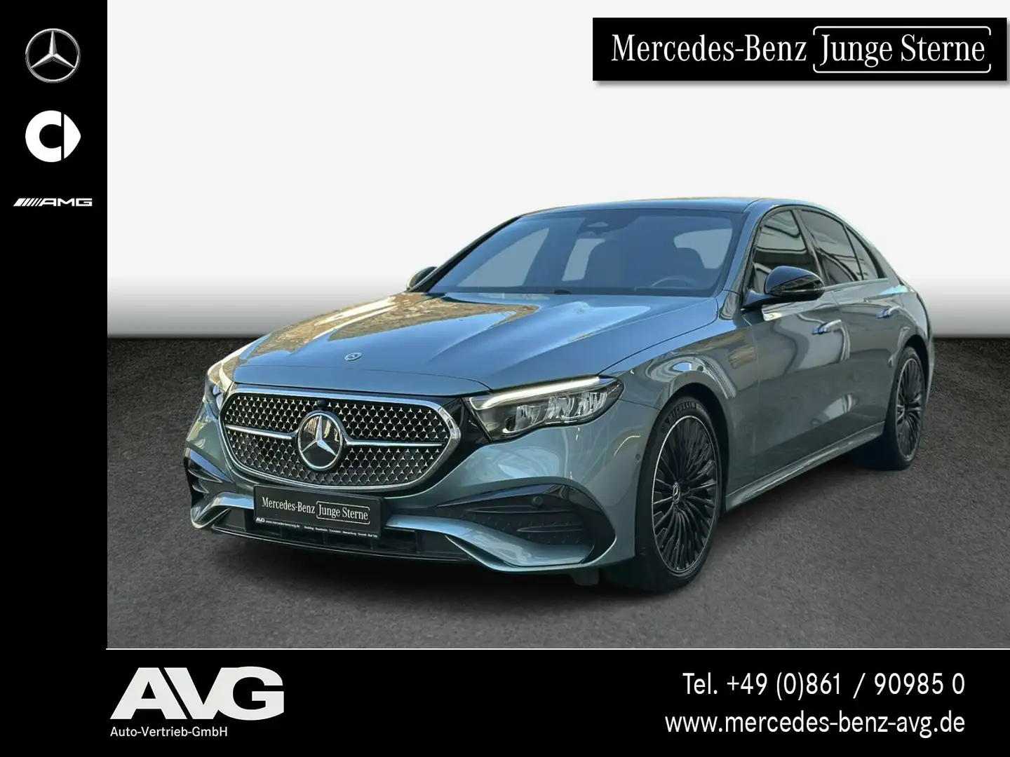 Mercedes-Benz E 220 E 220 d AMG-Adv Superscreen Pano Burm4D 20" Nigh Argent - 1