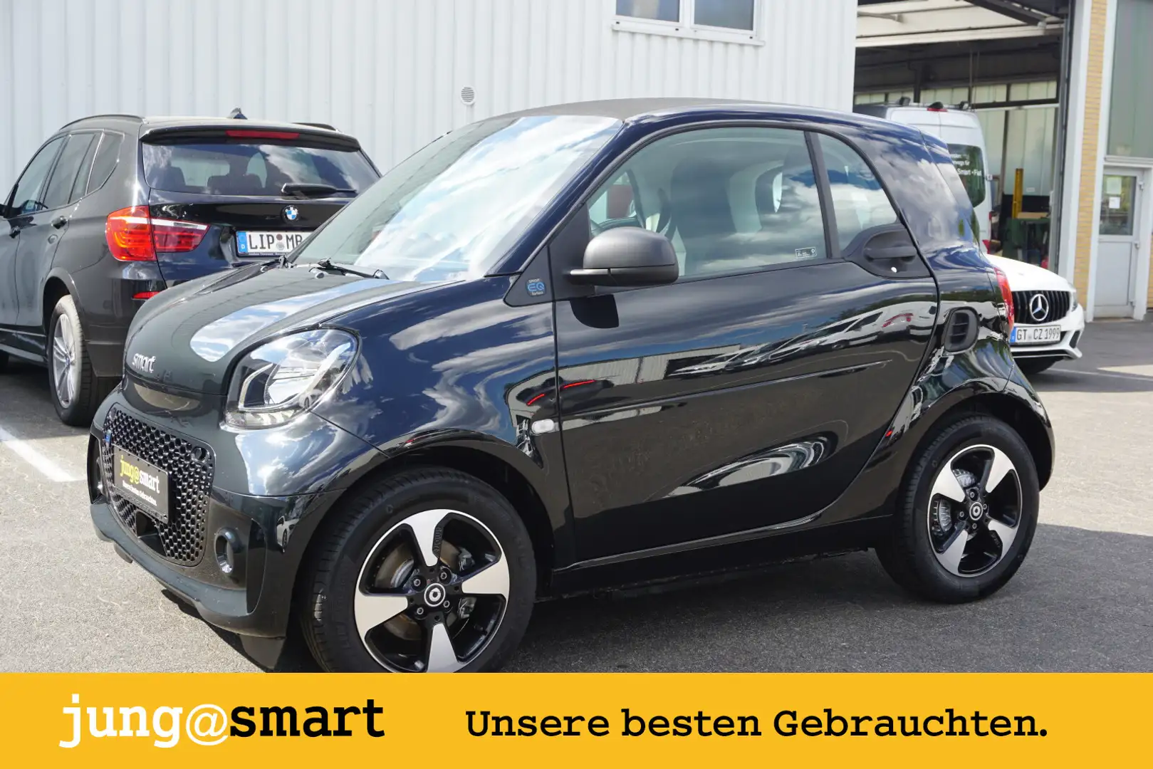 smart forTwo smart EQ fortwo Tempomat, LED Tagfahrlicht, ESP, Sitzheizung, Sitzhöhenverst. Fahrerseite Negro - 1