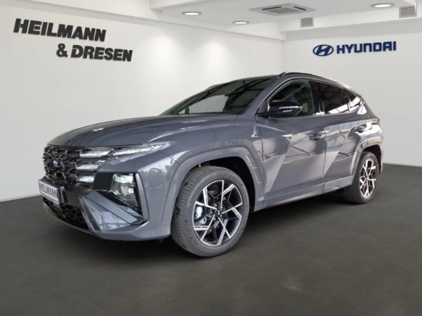 Hyundai TUCSON N-Line X 1,6 Automatik/KRELL/HeadUp/Matrix-LED/Len Grau - 1