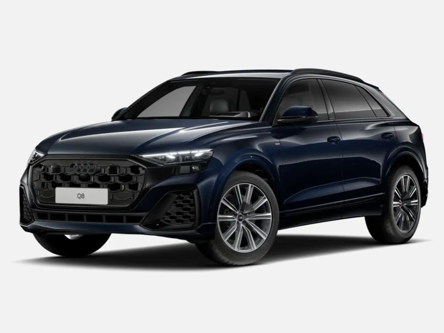 Audi Q8 55 TFSI qu. tiptr. S-Line*Luft*AHK*21*Opt.SW Blau - 2