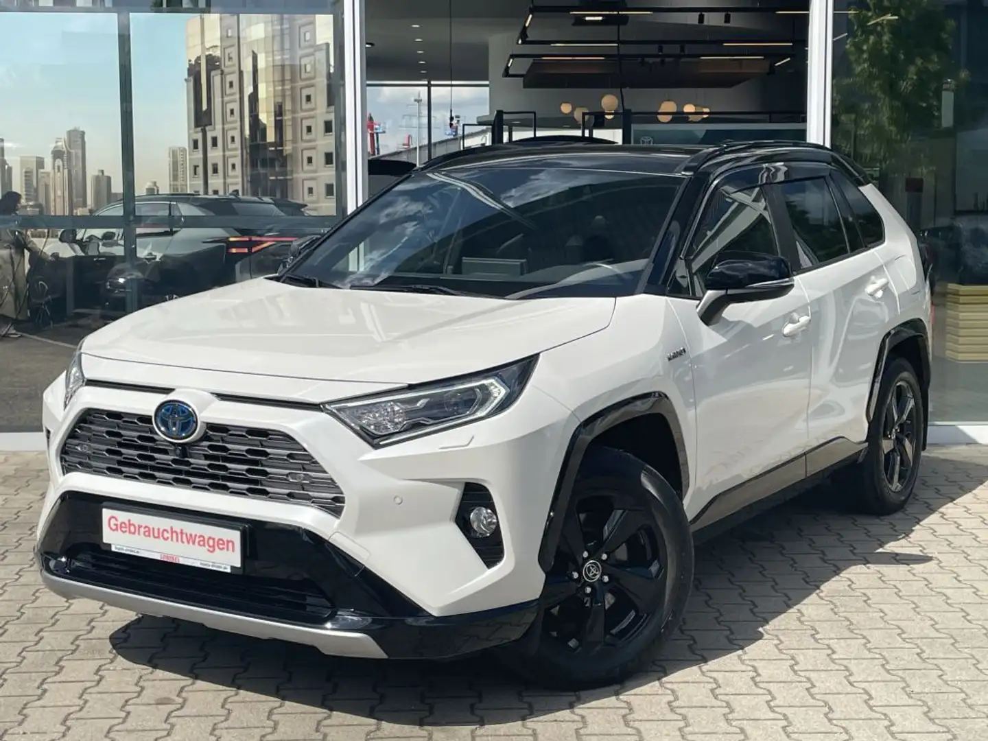 Toyota RAV 4 2.5 4x4 Hybrid Style Selection Weiß - 2