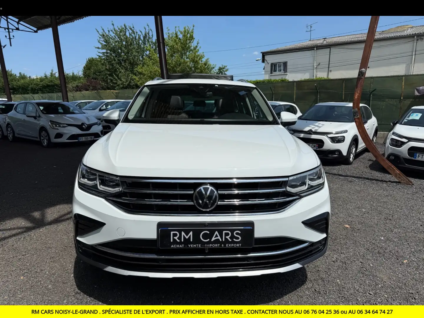 Volkswagen Tiguan Tiguan 1.4 eHybrid 245ch DSG6 Elegance Exclusive Blanc - 2