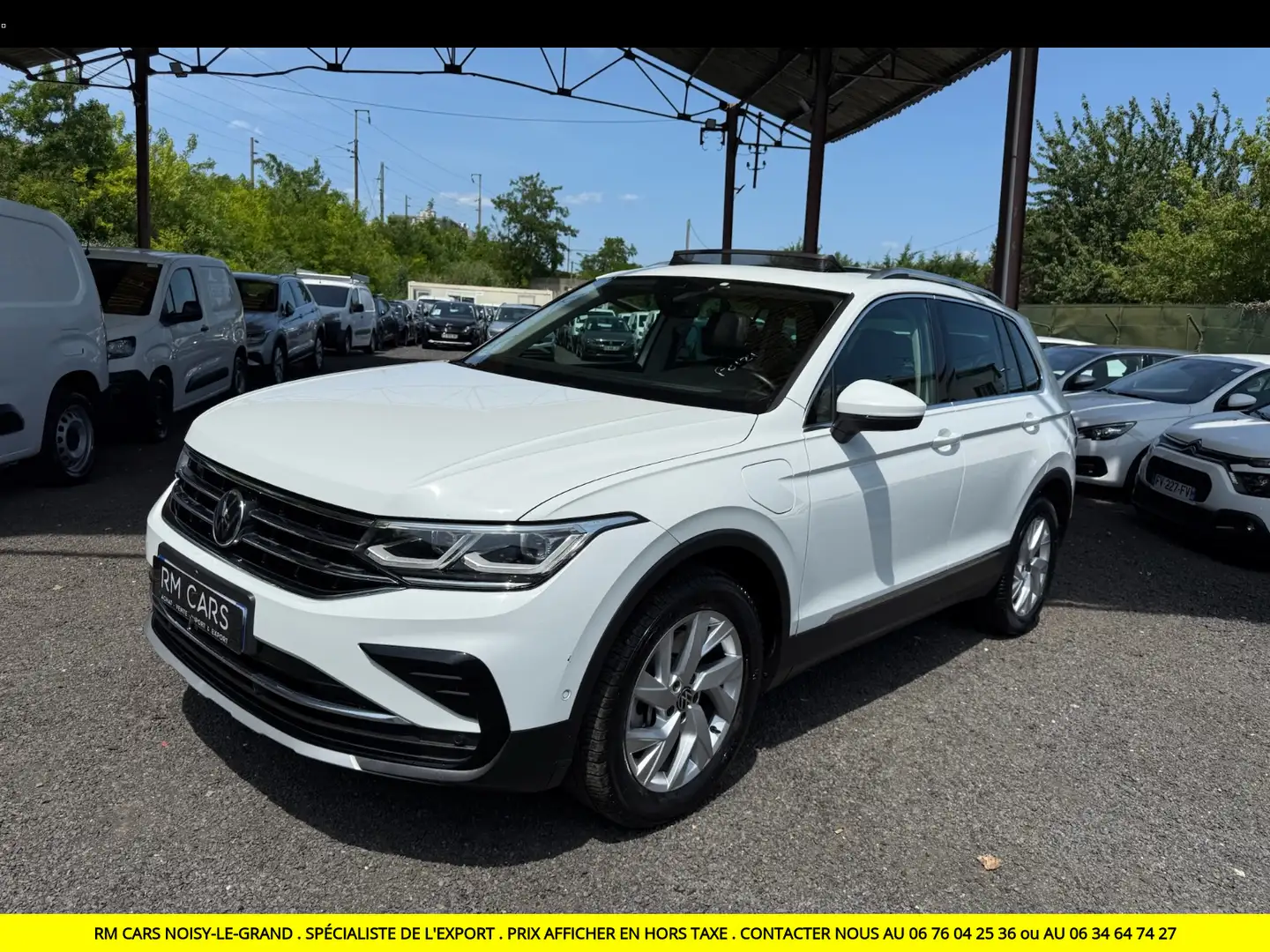 Volkswagen Tiguan Tiguan 1.4 eHybrid 245ch DSG6 Elegance Exclusive Blanc - 1