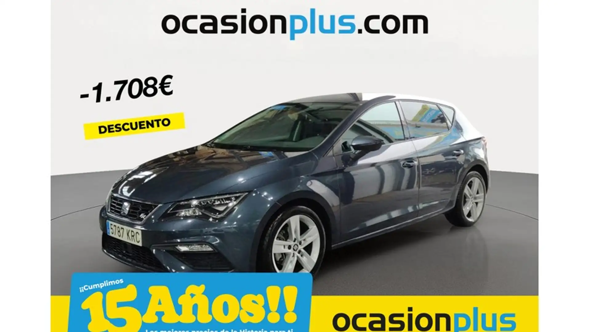 SEAT Leon 2.0TDI CR S&S FR DSG 150 Gris - 1