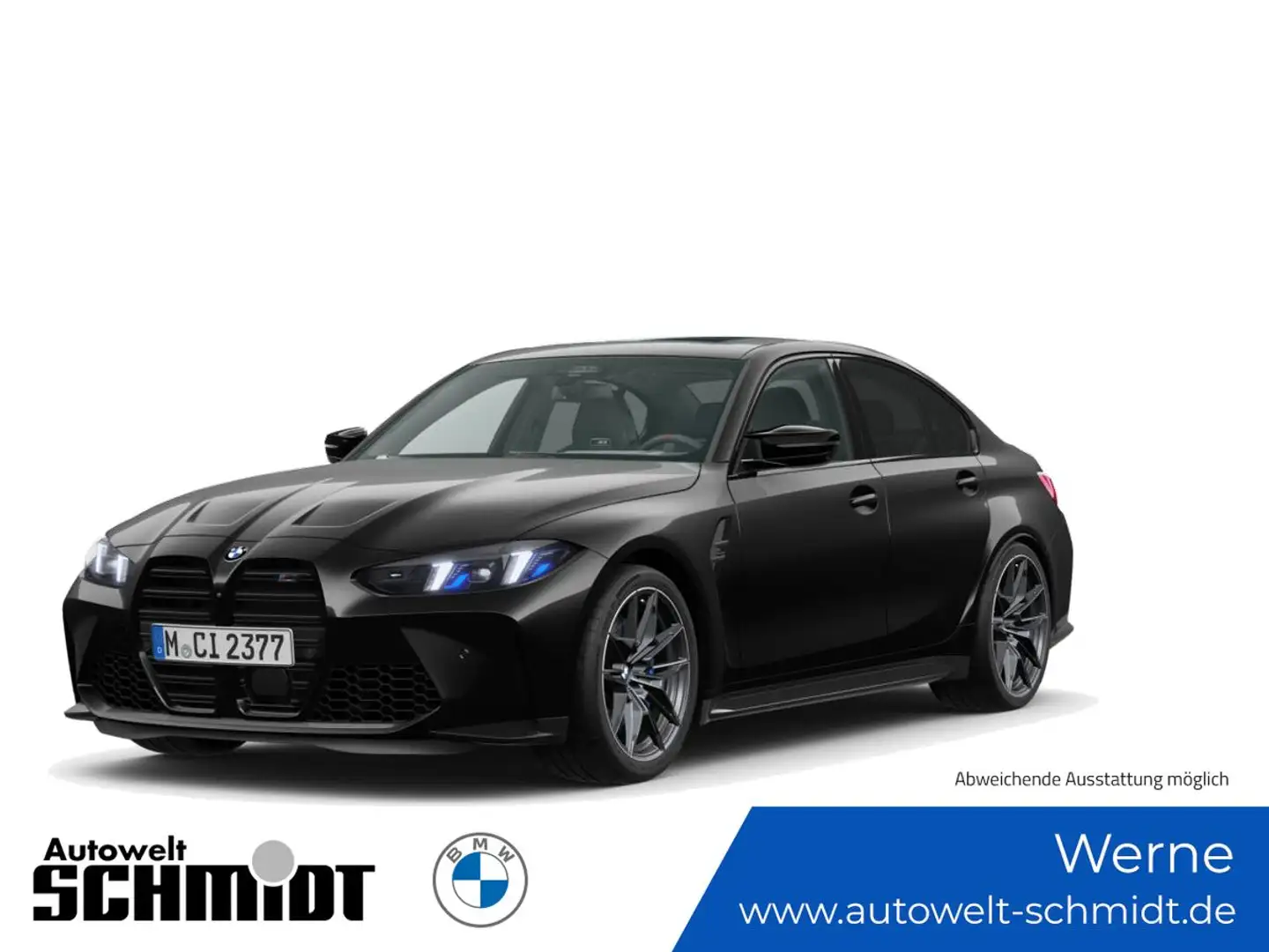BMW M3 Competition + GARANTIE-bis-06.2030 Noir - 1