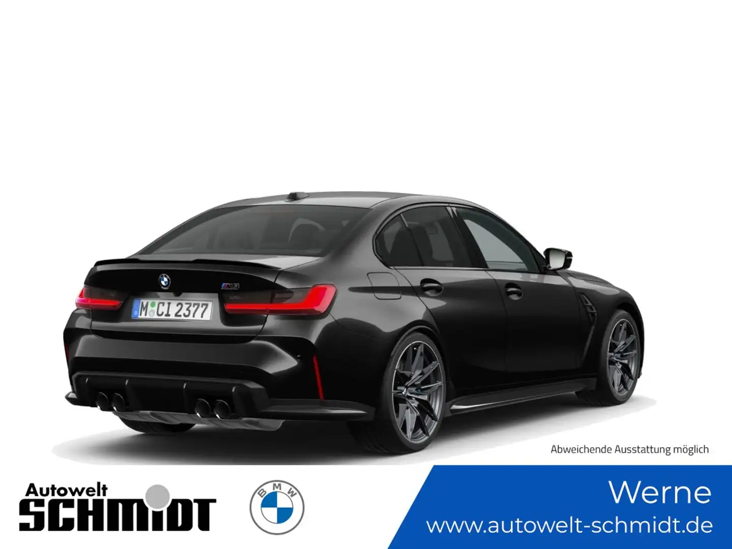 BMW M3 Competition + GARANTIE-bis-06.2030 Noir - 2