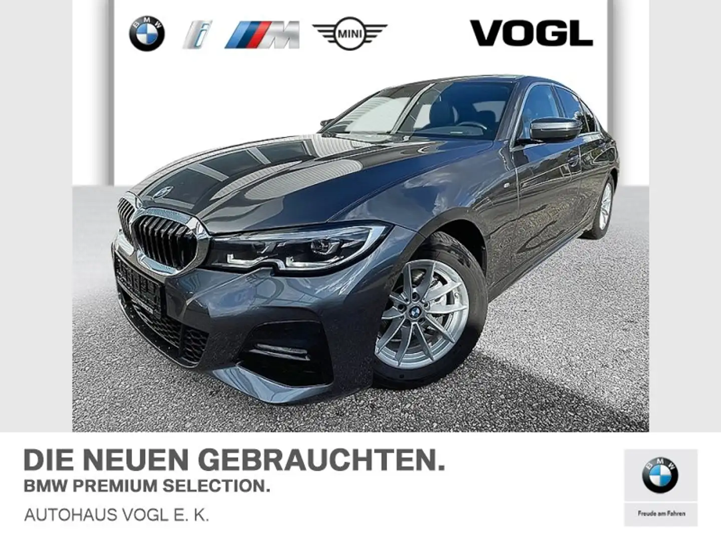 BMW 320 d Limousine M Sport HiFi DAB LED WLAN GSD Grau - 1