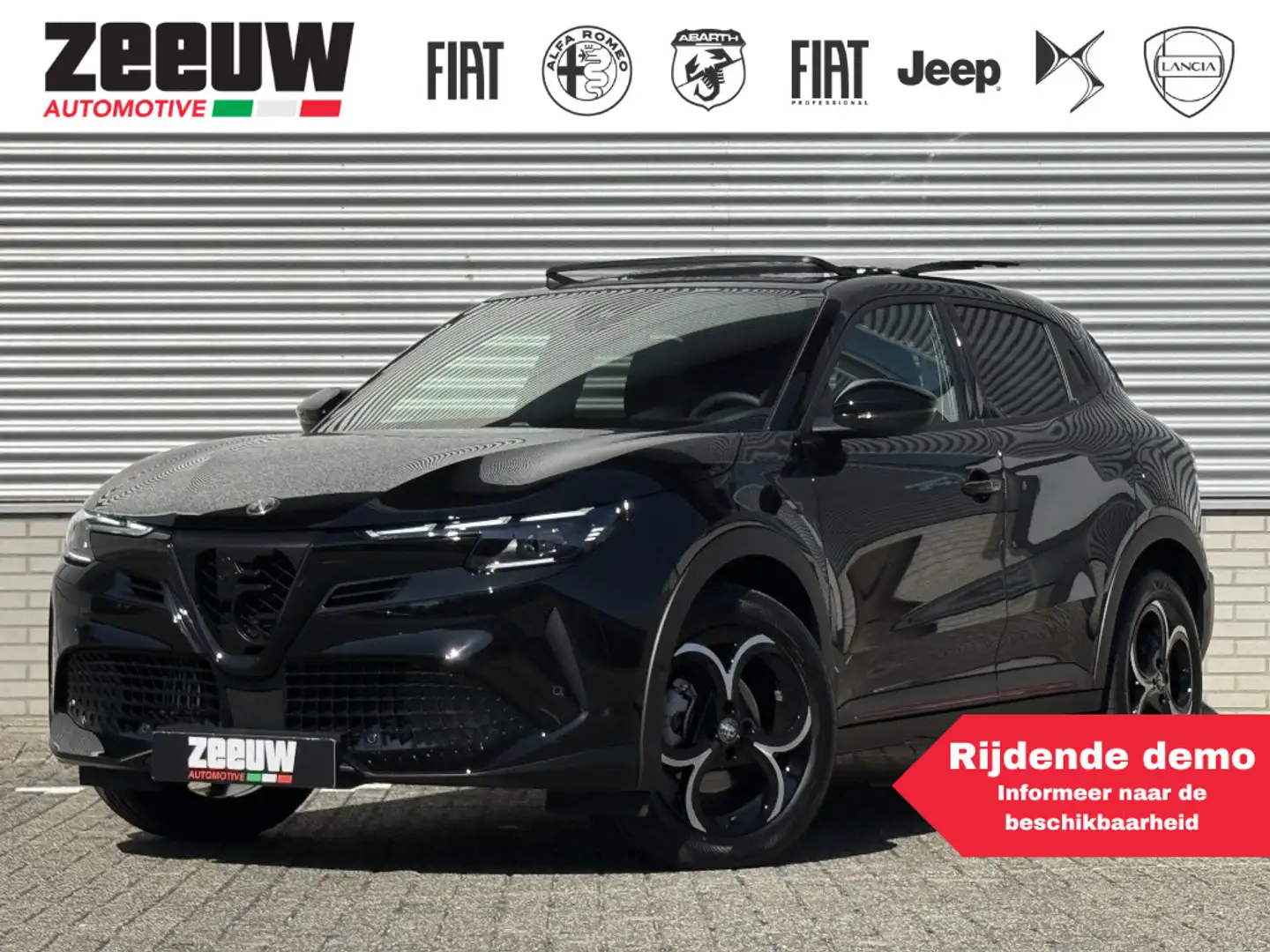Alfa Romeo Junior 1.2 Turbo 136 PK Ibrida Speciale | Pano | Techno Zwart - 1