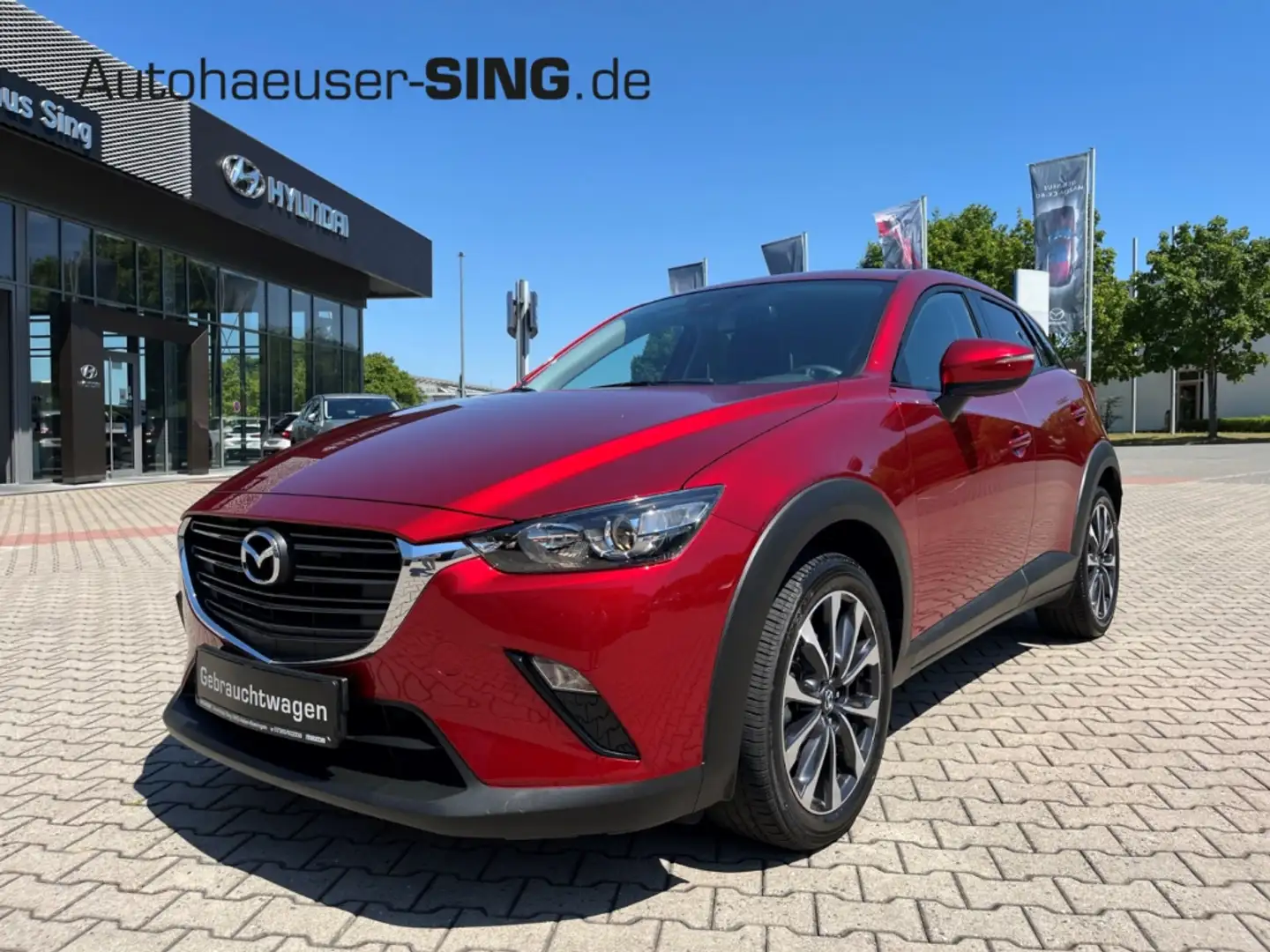 Mazda CX-3 Advantage Navi Keyless Tempo Notbremsass. Rot - 1