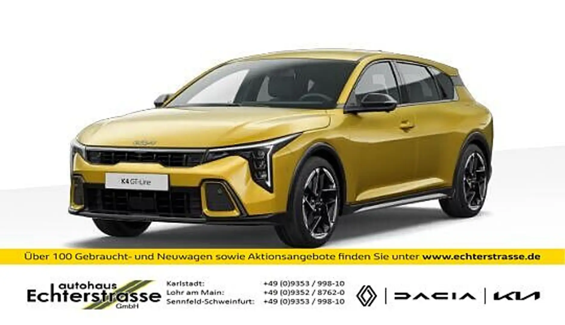 Kia K4 GT-Line 1.6 T-GDI DCT7 180 +H&K+HUD Gelb - 1