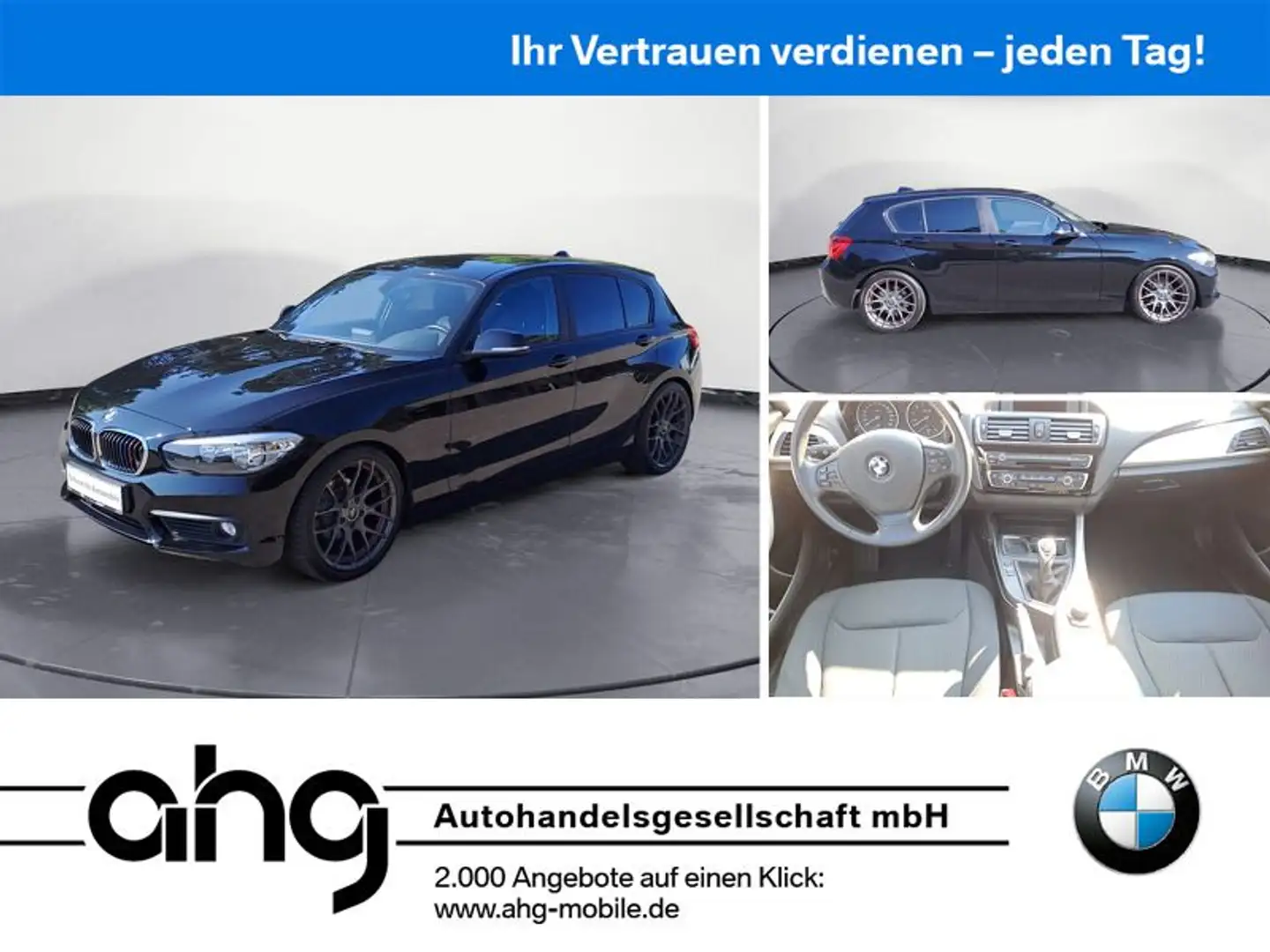 BMW 116 i Advantage PDC, Sitzhzg. Vorn, Bluetooth Zwart - 1