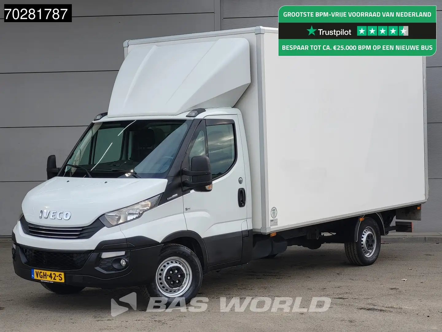 Iveco Daily 35S18 3.0L Laadklep Bakwagen Airco Lat om Lat Euro Weiß - 1