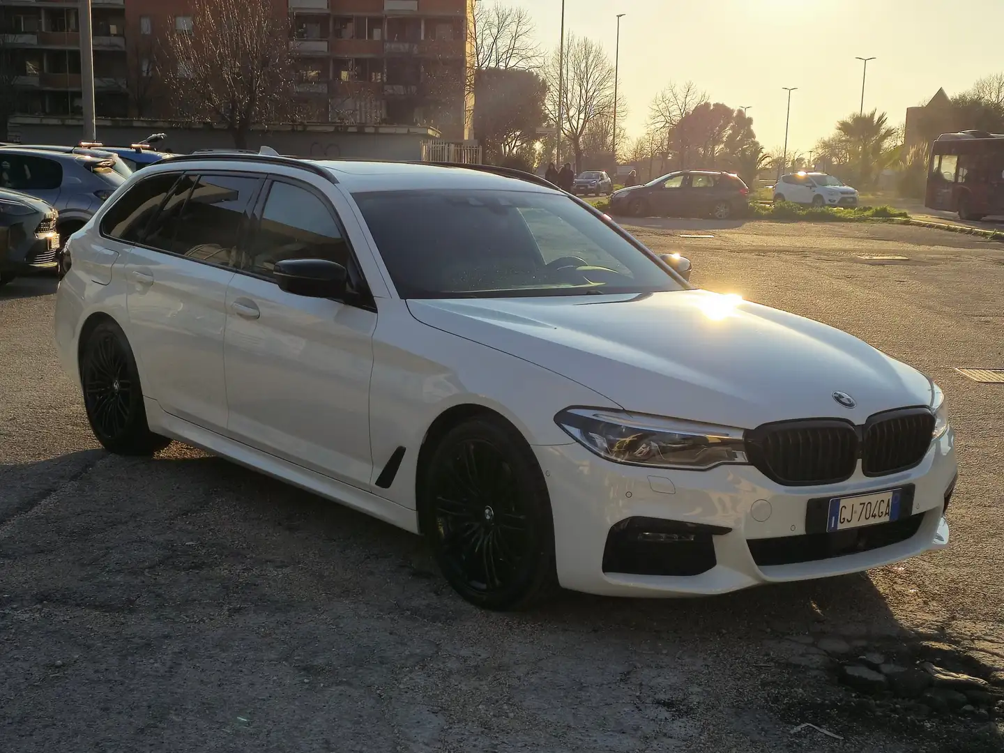 BMW 530 530d Touring xdrive Msport 265cv Bianco - 2