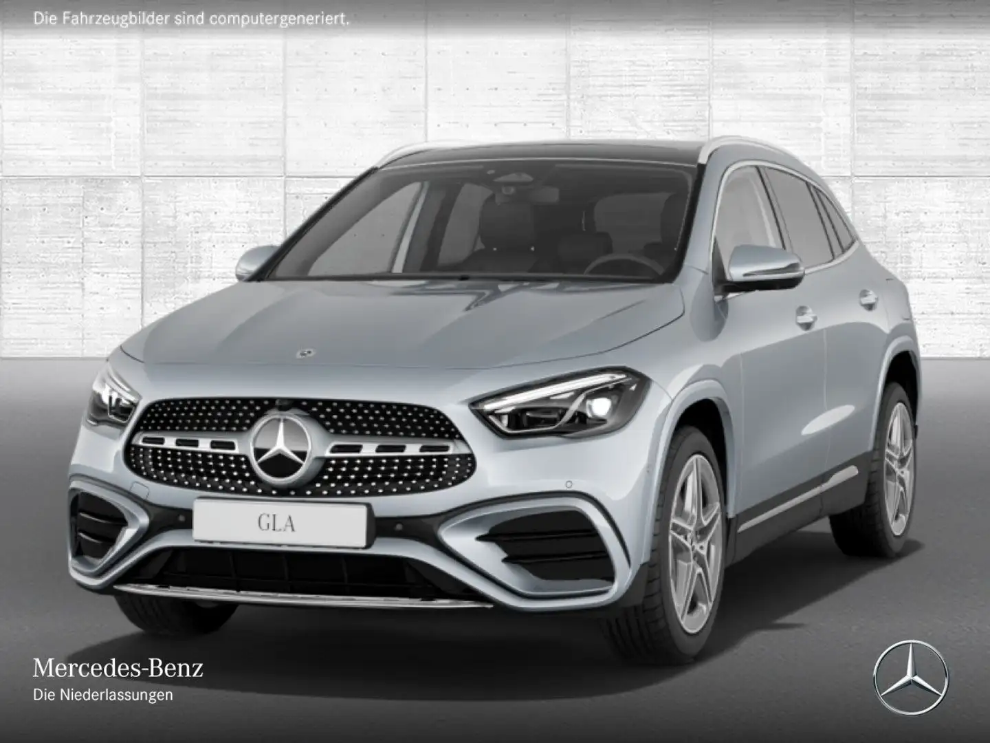 Mercedes-Benz GLA 200 AMG+PANO+360°+AHK+MULTIBEAM+TOTW+KEYLESS Silber - 2