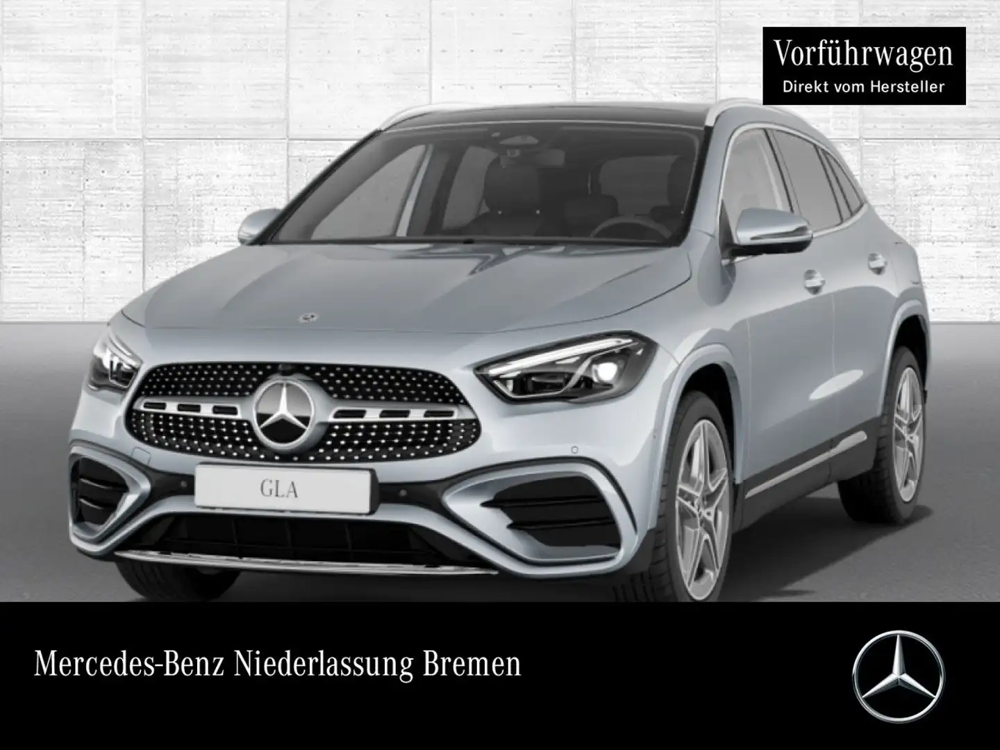 Mercedes-Benz GLA 200 AMG+PANO+360°+AHK+MULTIBEAM+TOTW+KEYLESS Silber - 1