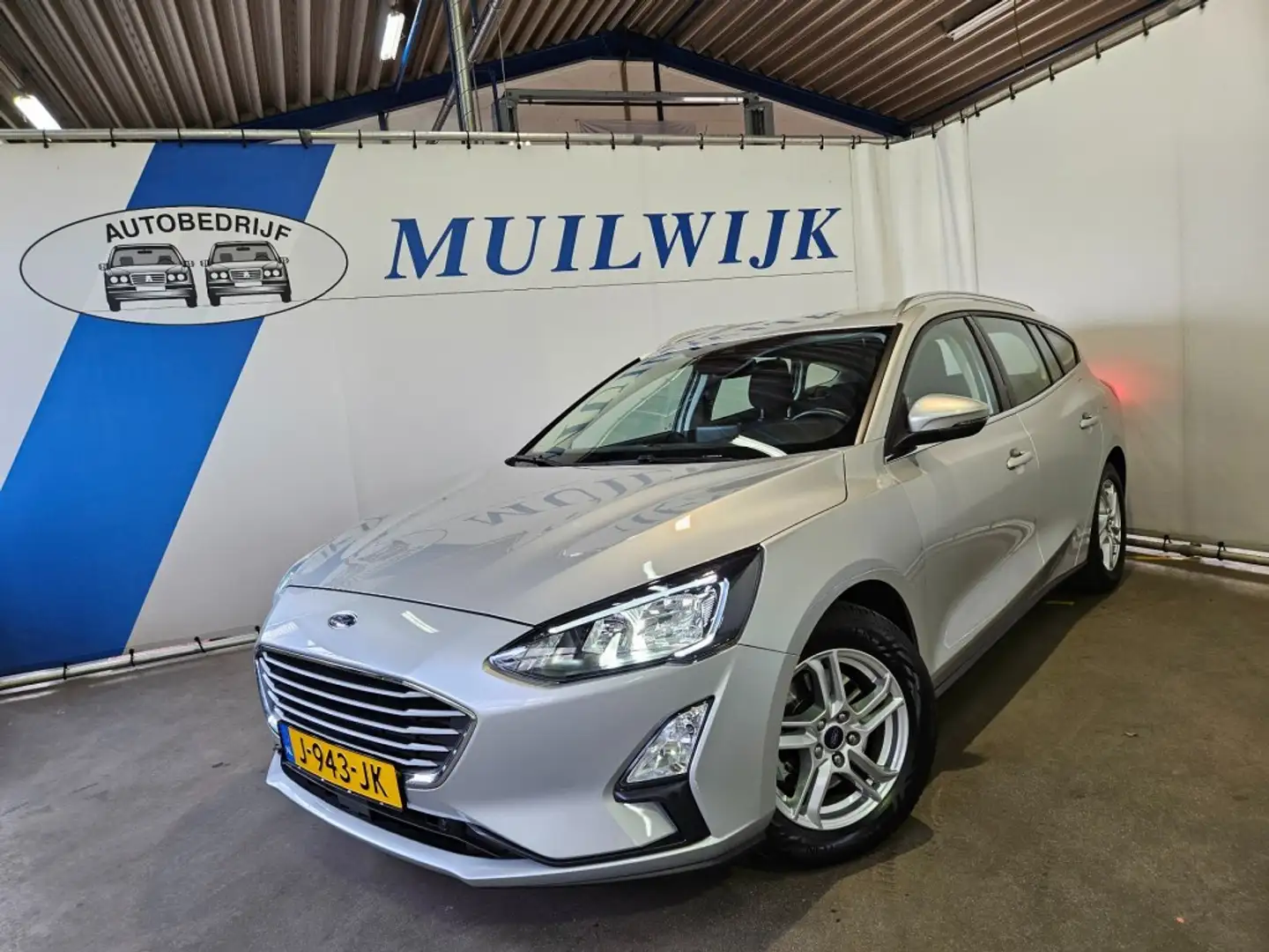 Ford Focus Wagon 1.0 EcoBoost Edition Business LED / Navi  / Grijs - 2