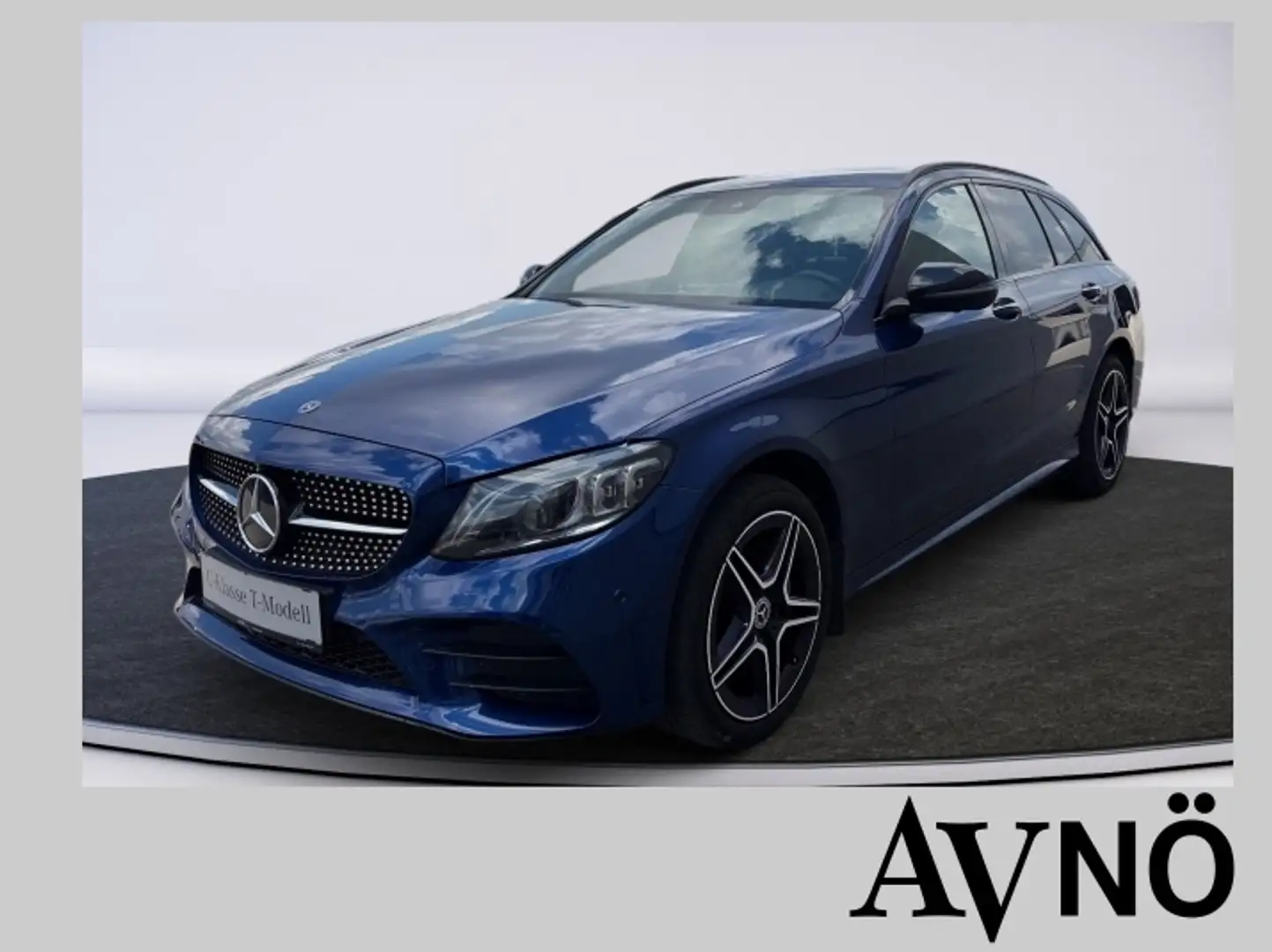 Mercedes-Benz C 220 d 4Matic AMG Line 2xKlima 360 AUT Kam. LM Blau - 1