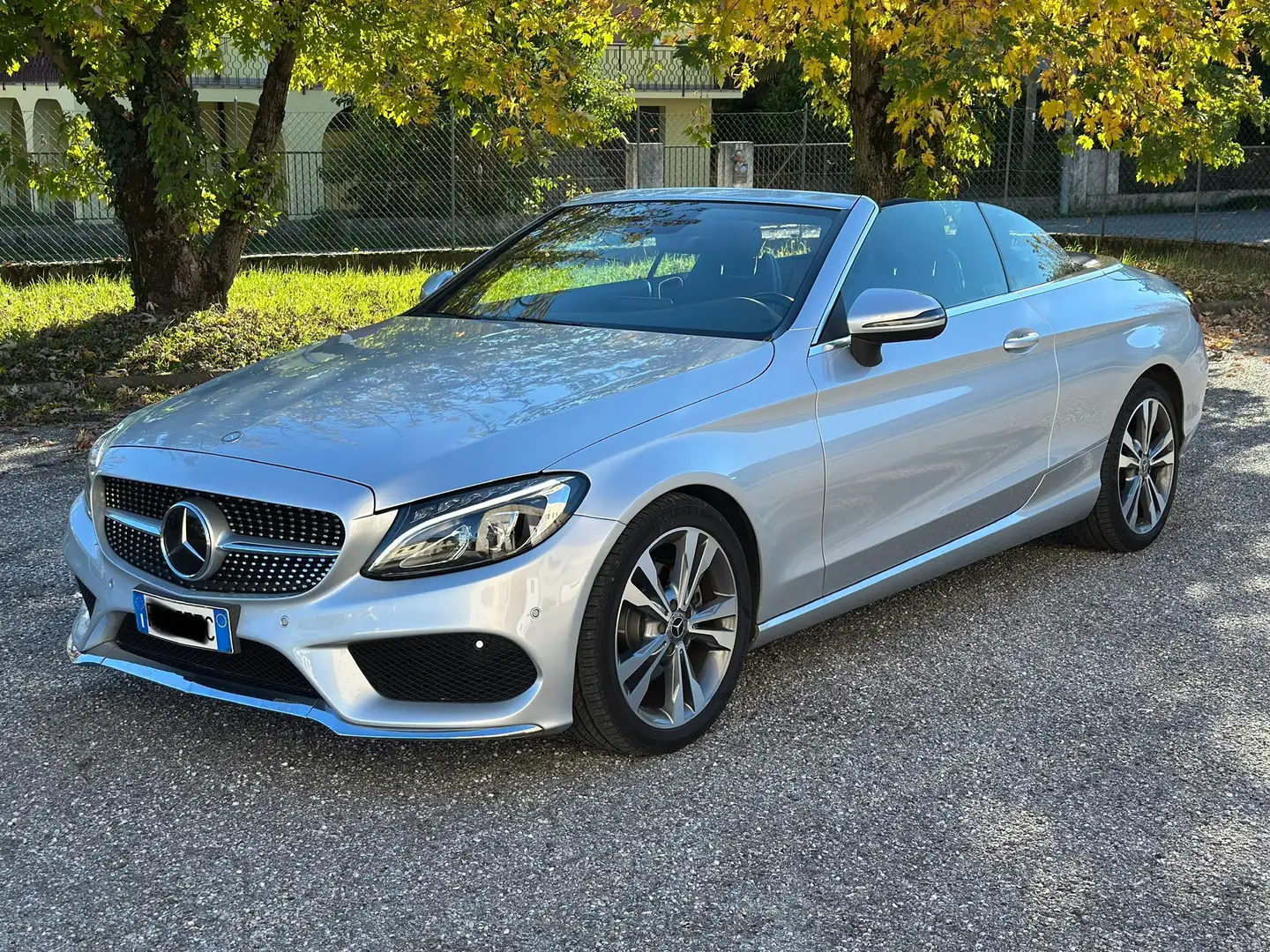 Mercedes-Benz C 220 Cabrio d Sport auto 9g-tronic Argento - 1