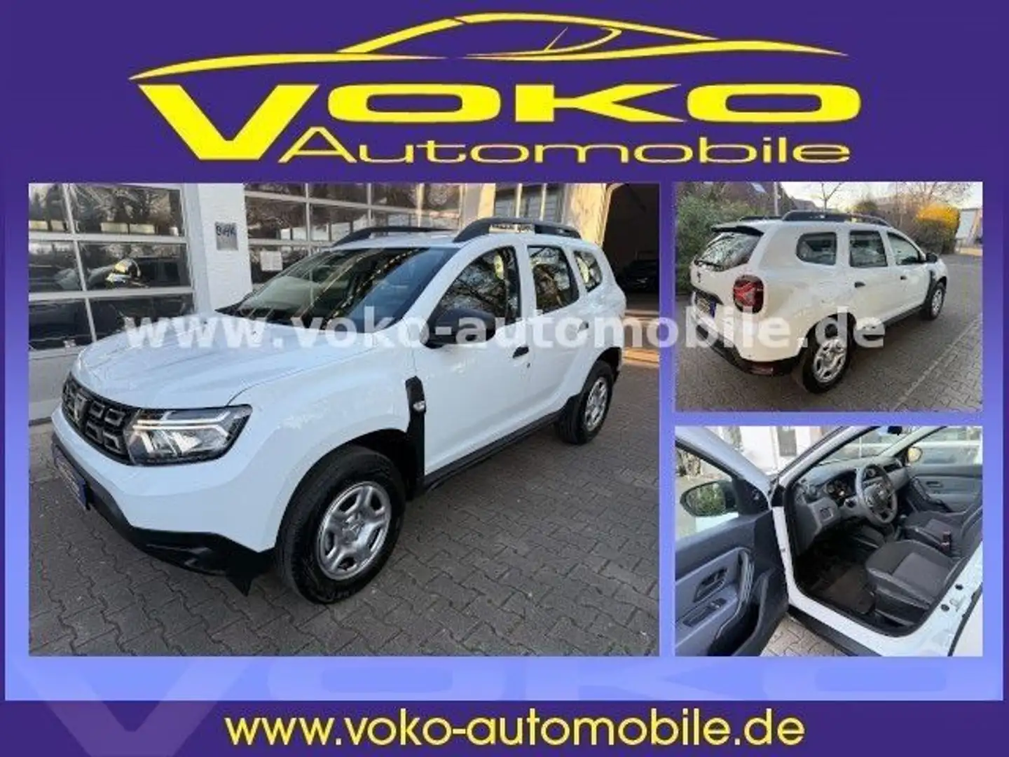 Dacia Duster 1.0 TCe Access Klima*SHZ*PDC 1.Hd. Weiß - 1