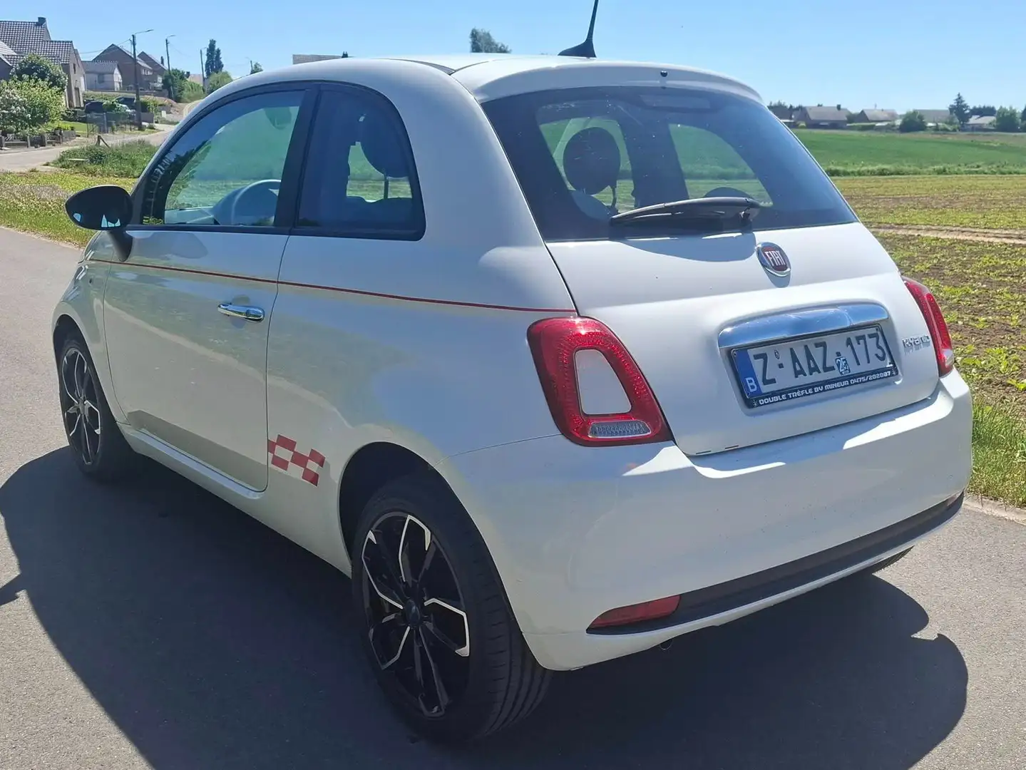 Fiat 500 1.0i MHEV Lounge Wit - 1
