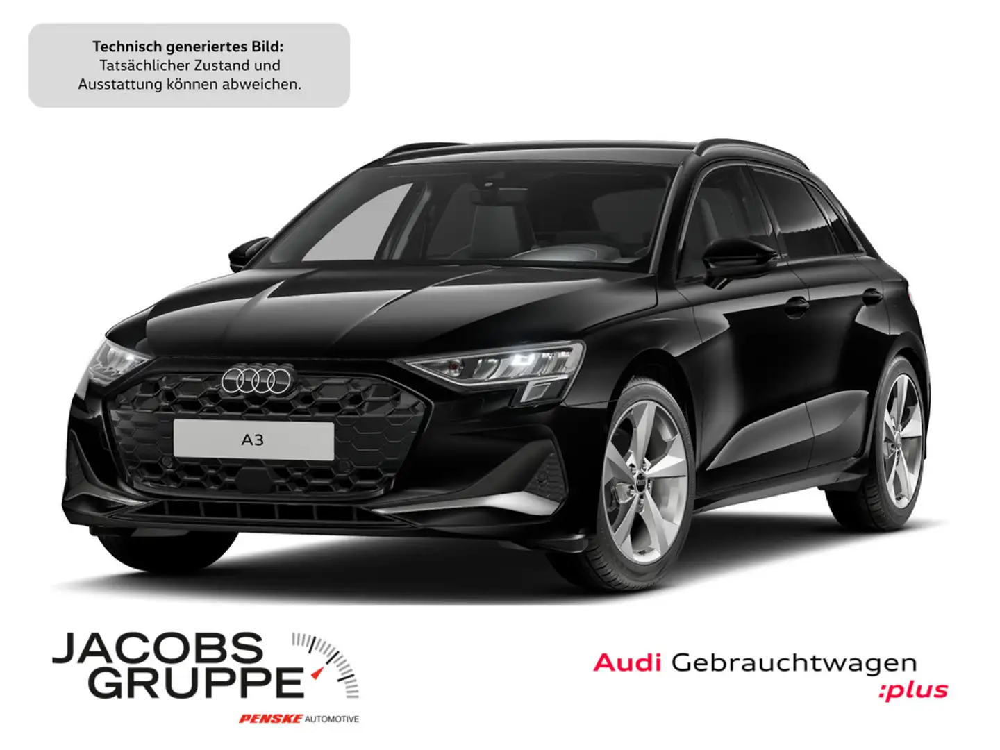 Audi A3 Sportback 35 TFSI advanced ACC,SHZ,AHK,PDC Schwarz - 1
