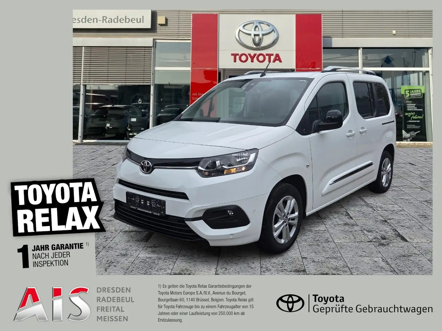 Toyota Proace City Verso 1.2 L1 D Team Deutschland ACC Weiß - 1