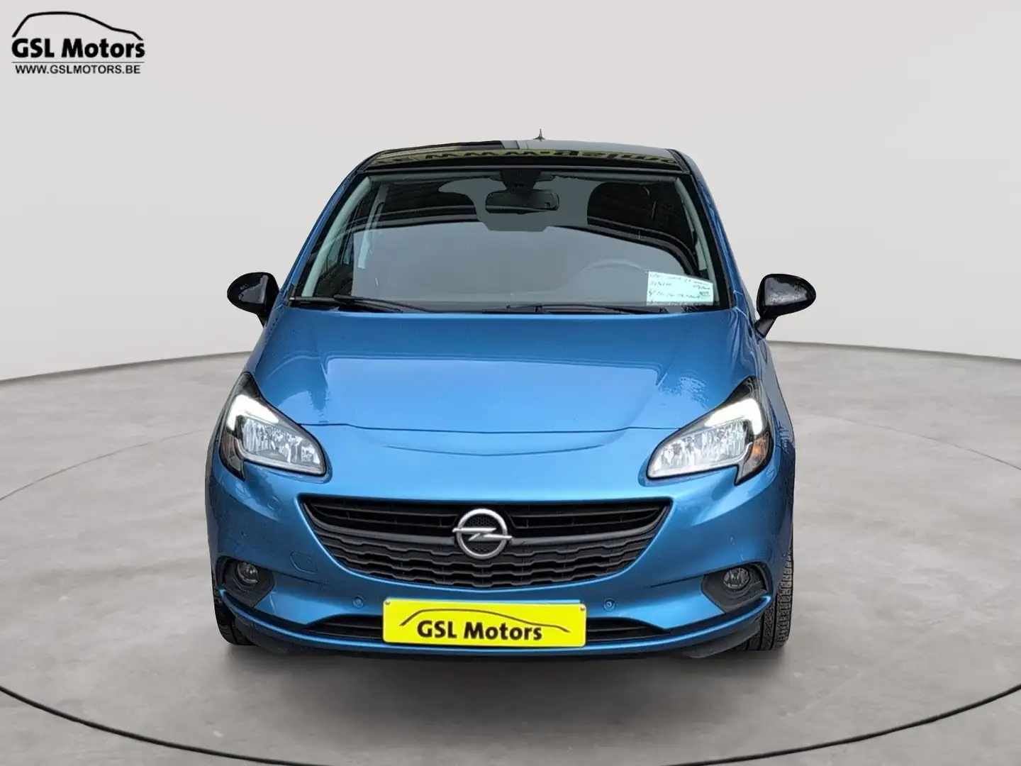 Opel Corsa 1.4Turbo 150cv bleu 3 portes 09/17 Airco GPS Radio Bleu - 2