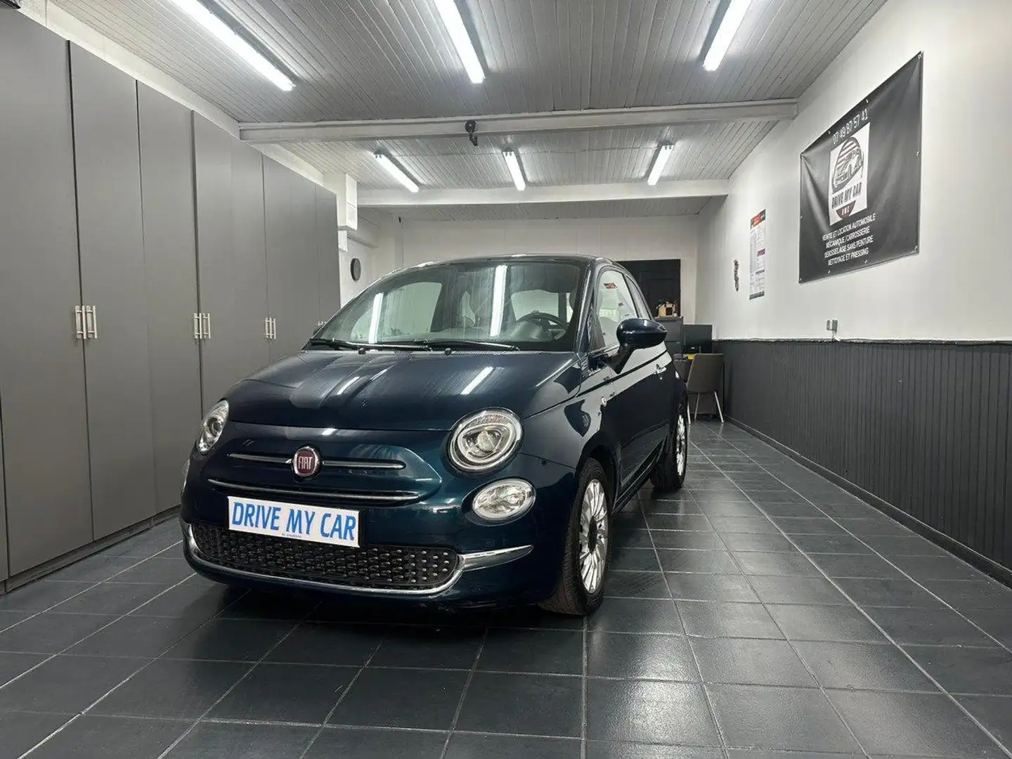 Fiat 500 Hybride 71Ch Dolce Vita - 71 000 kms Bleu - 1
