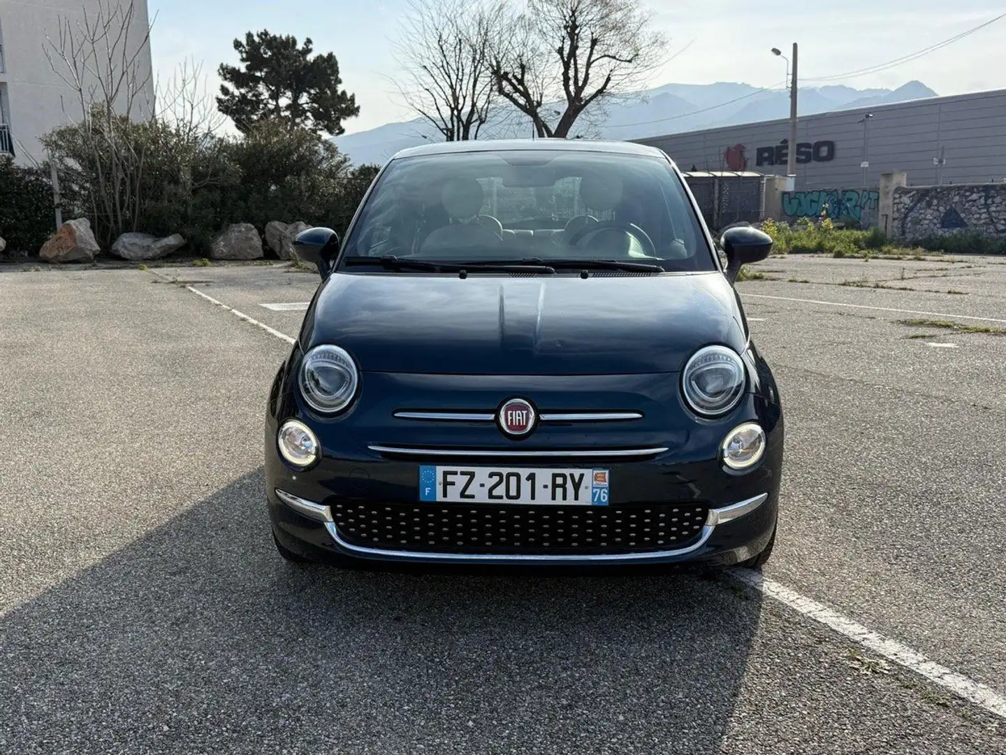 Fiat 500 Hybride 71Ch Dolce Vita - 66 000 Kms Bleu - 2
