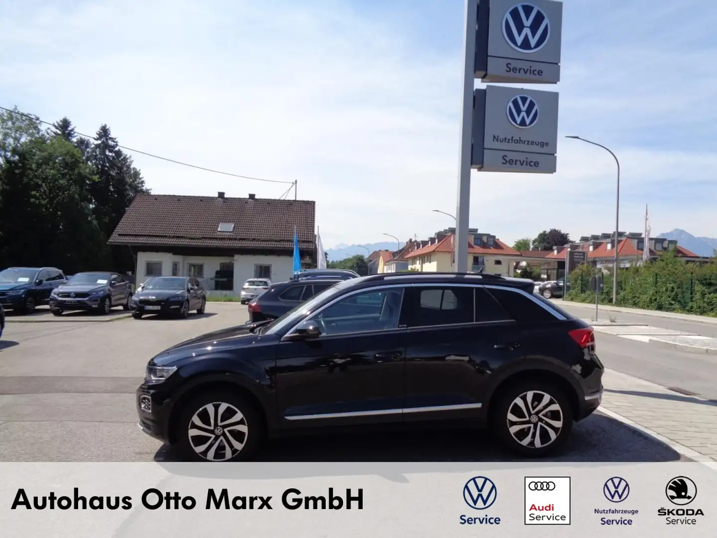 Volkswagen T-Roc 1.5 TSI Active (Navi, LED, ACC) Klima Navi Schwarz - 1