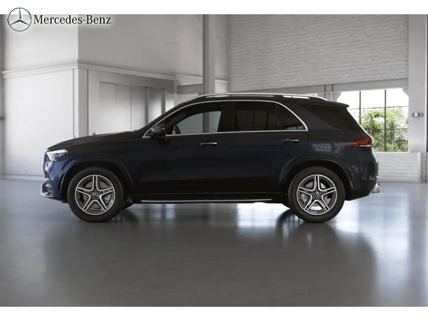 Mercedes-Benz GLE 350 de 4M AMG 360°+AHK+LED+Pano+20 Blau - 2