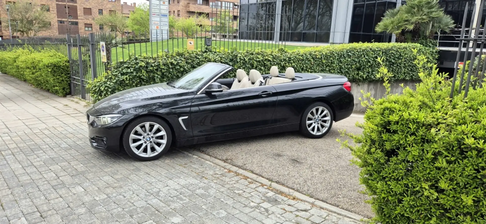 BMW 420 420dA Cabrio Gri - 1