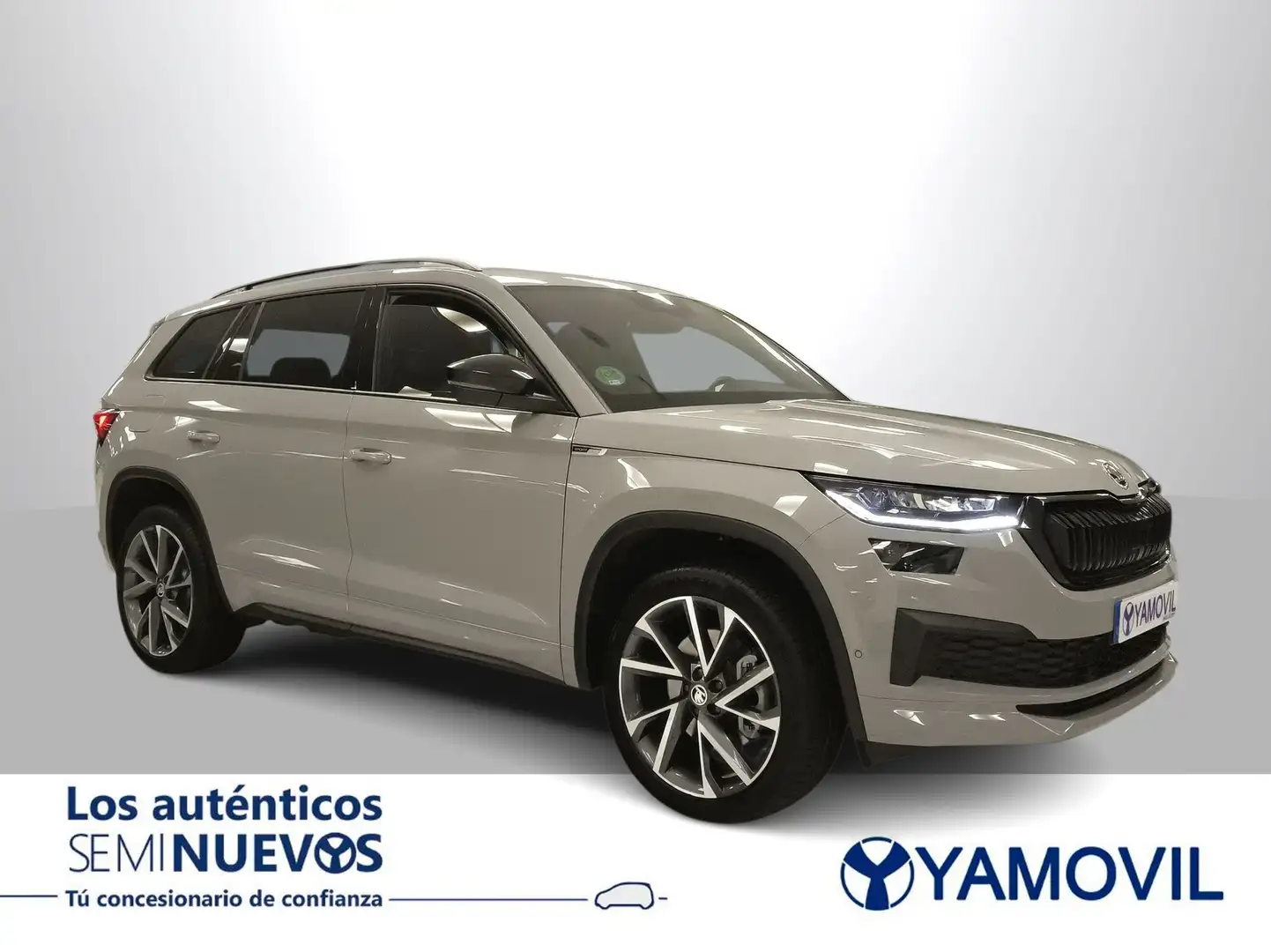 Skoda Kodiaq 2.0TDI AB tech Sportline 4x4 DSG 147kW Grijs - 2