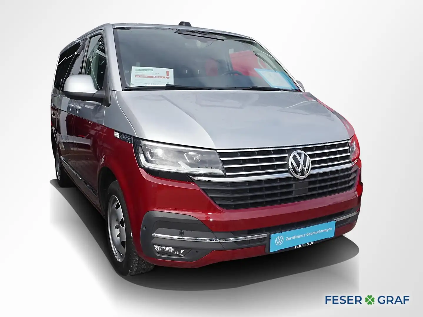 Volkswagen T6.1 Multivan 6.1 2.0 TDI Generation SIX Navi Standh Rojo - 2
