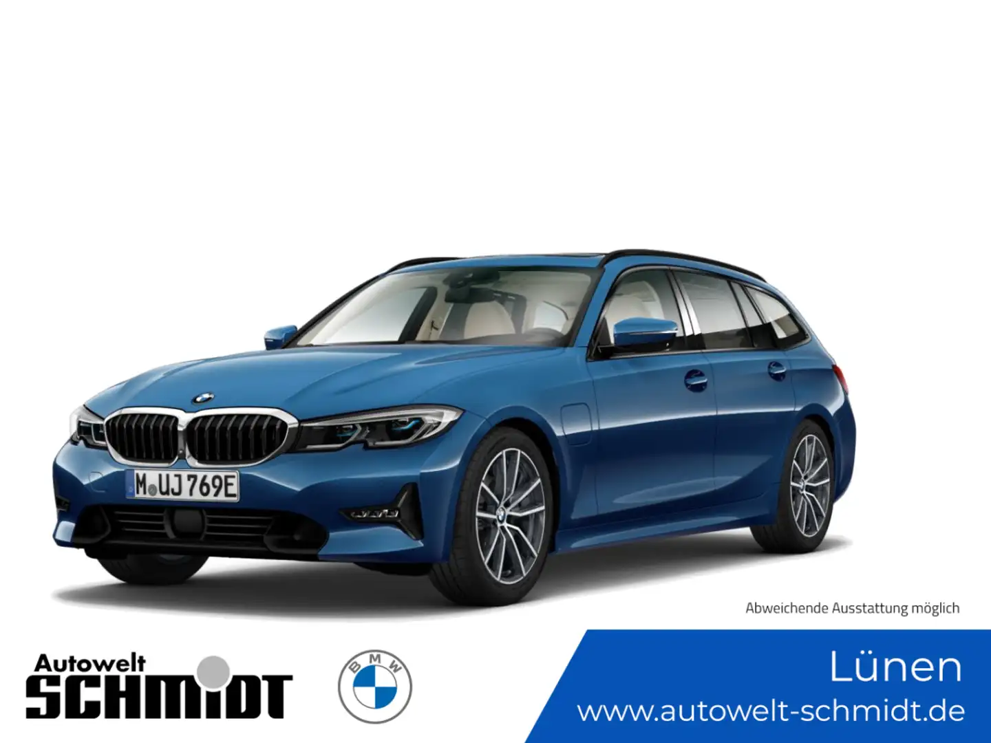 BMW 330 e Touring Sport Line + 2Jahre-BPS.-GARANTIE Blau - 1