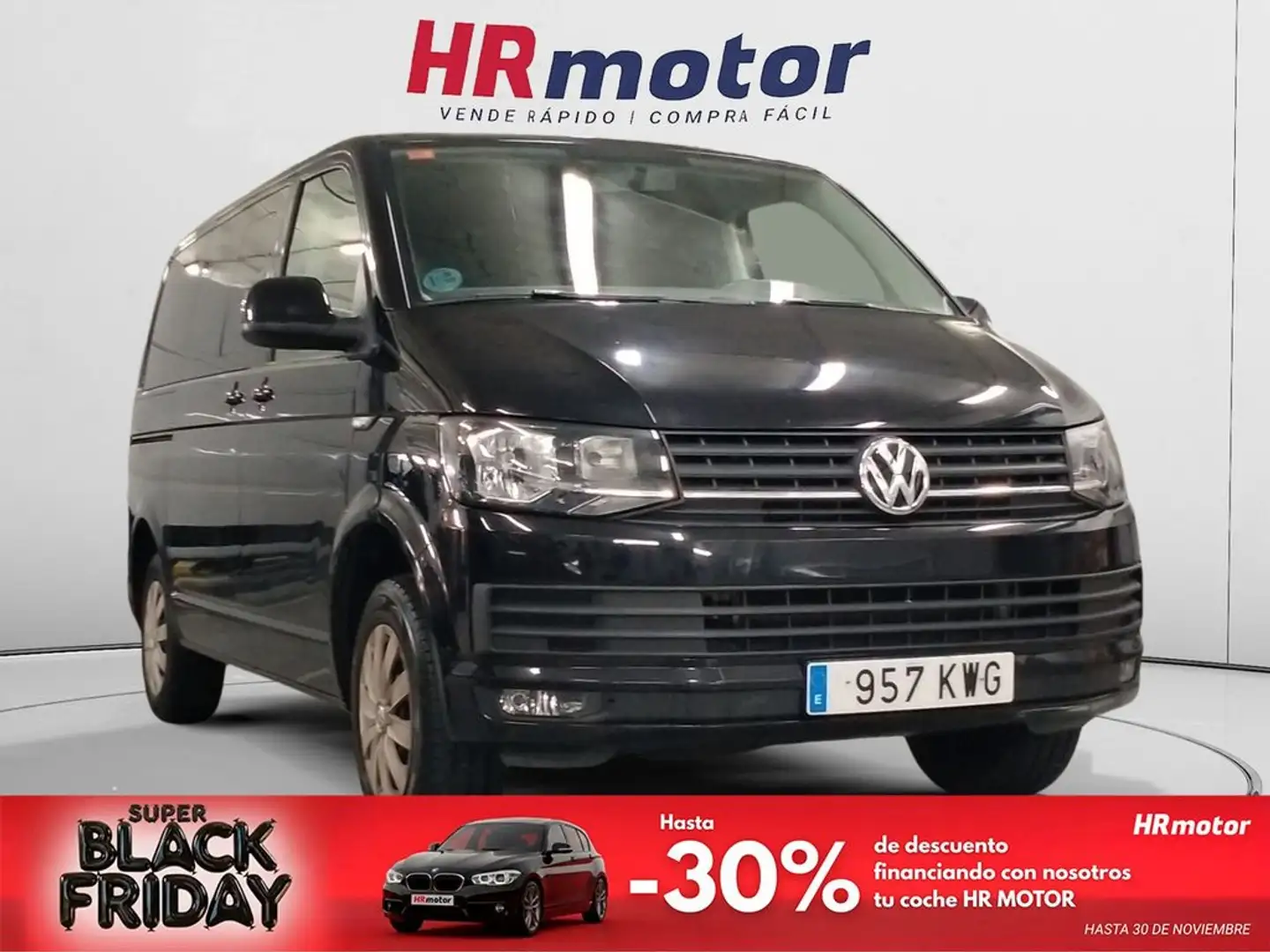 Volkswagen Transporter T6 Caravelle 2.0 TDI Trendline Noir - 1