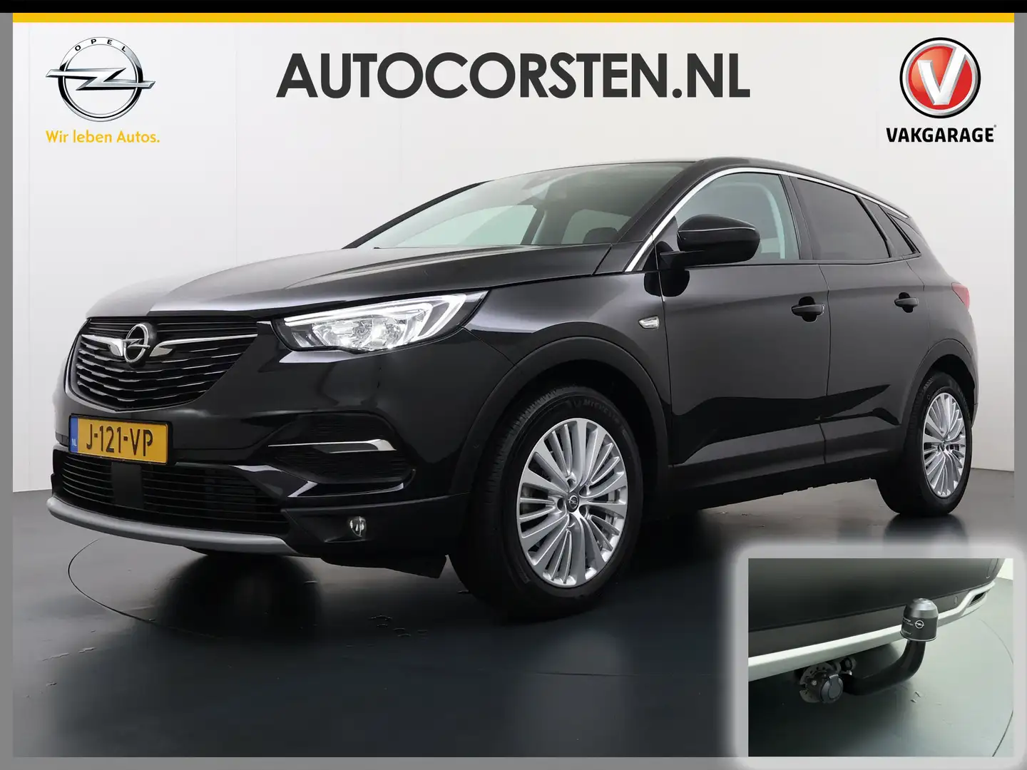 Opel Grandland X T131PK AUT-8Navi Trekhaak Innovation Camera Pdc Ec Zwart - 1