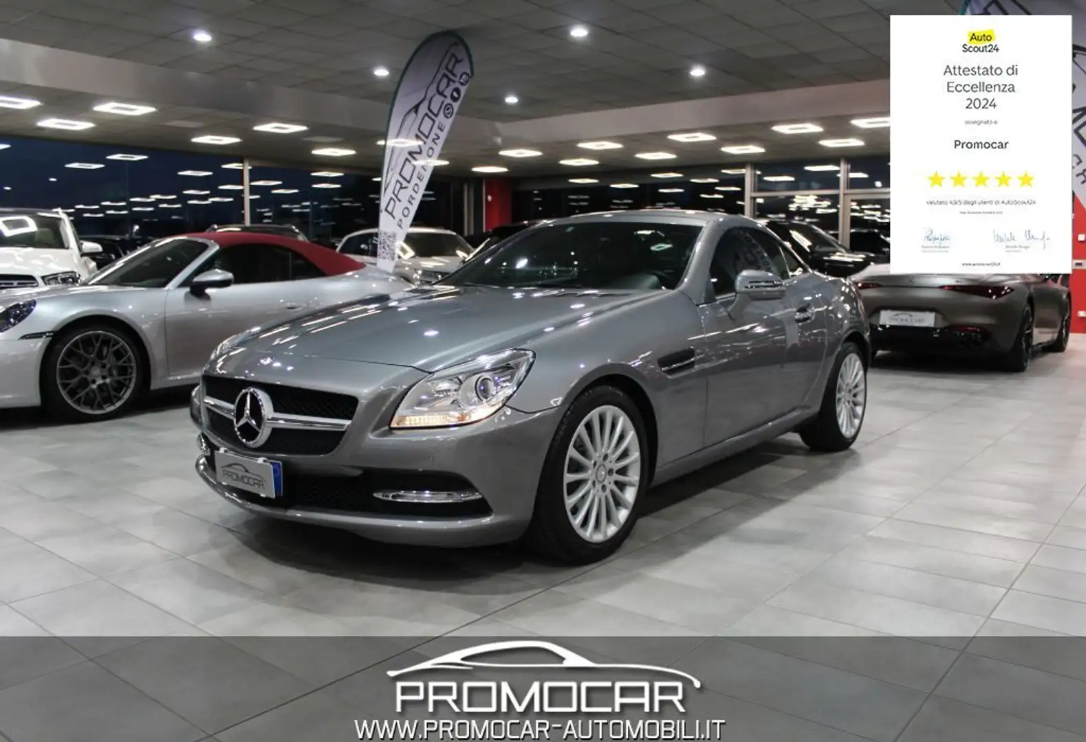 Mercedes-Benz SLK 200 BlueEFFICIENCY SPORT *TAGLIANDATA* Grigio - 1