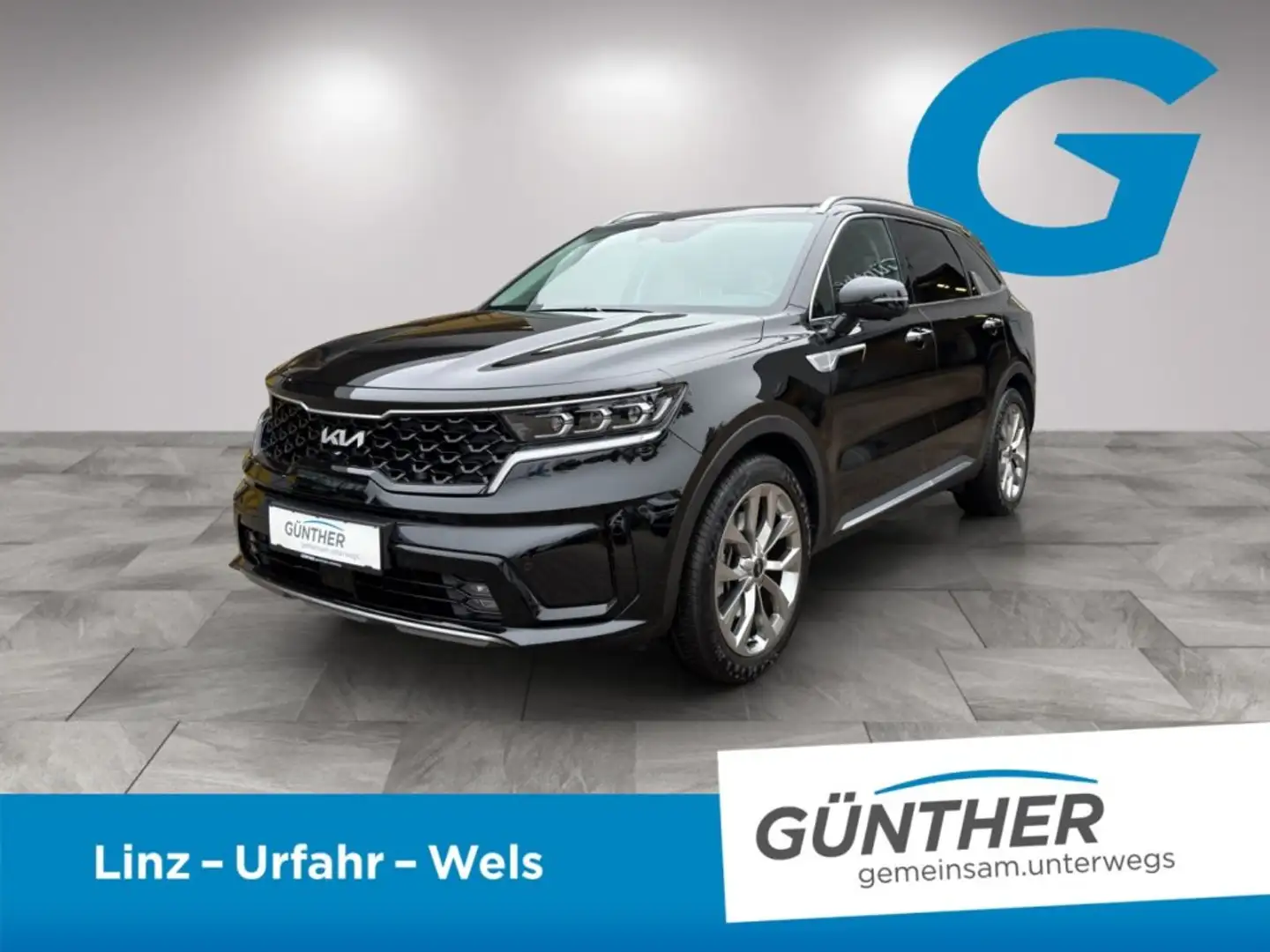 Kia Sorento 7S Platin UVO 2.2 CRDI Schwarz - 1