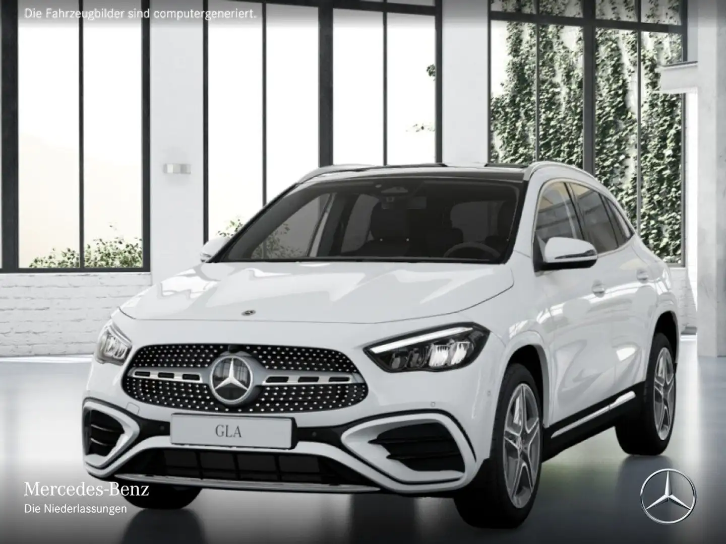 Mercedes-Benz GLA 180 AMG+PANO+LED+KAMERA+TOTW+KEYLESS+7G Weiß - 2