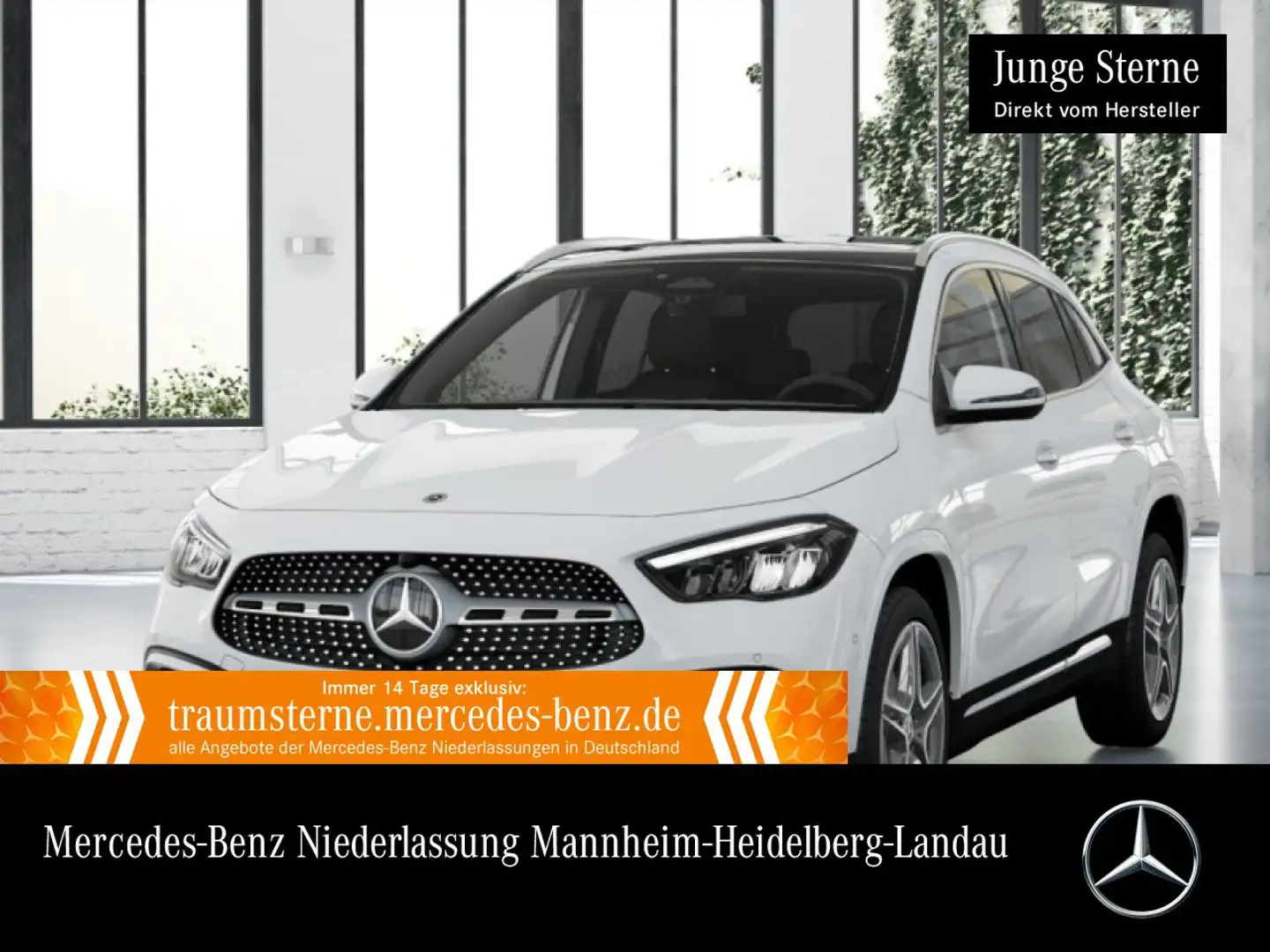 Mercedes-Benz GLA 180 AMG+PANO+LED+KAMERA+TOTW+KEYLESS+7G Weiß - 1