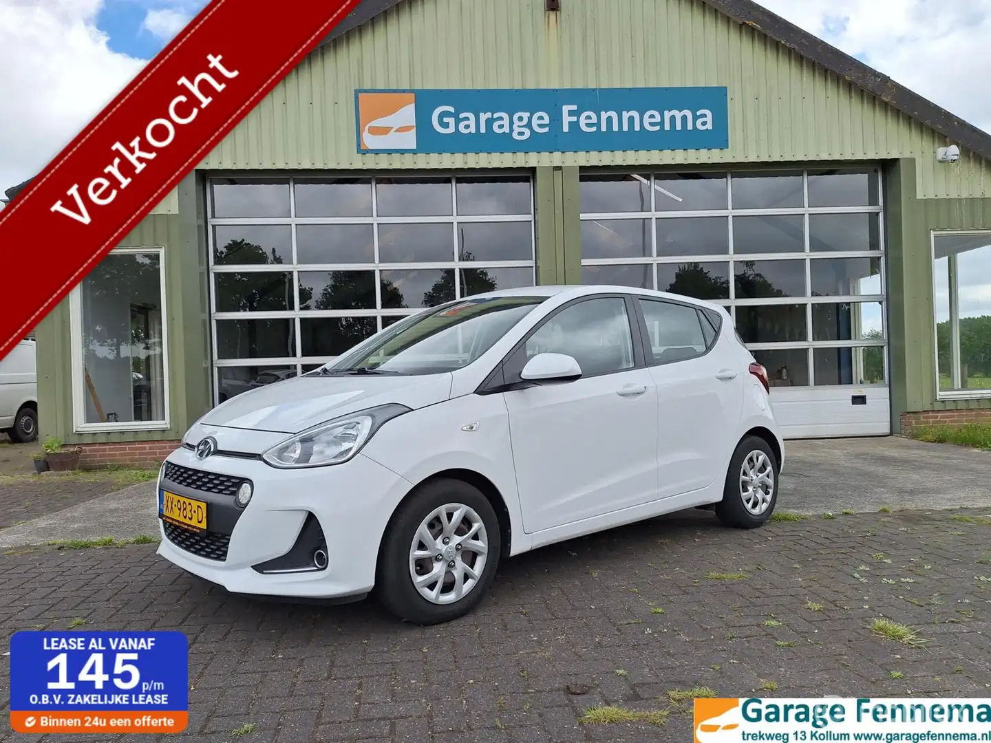Hyundai i10 1.0i Comfort,Cruise-controle, Wit - 1