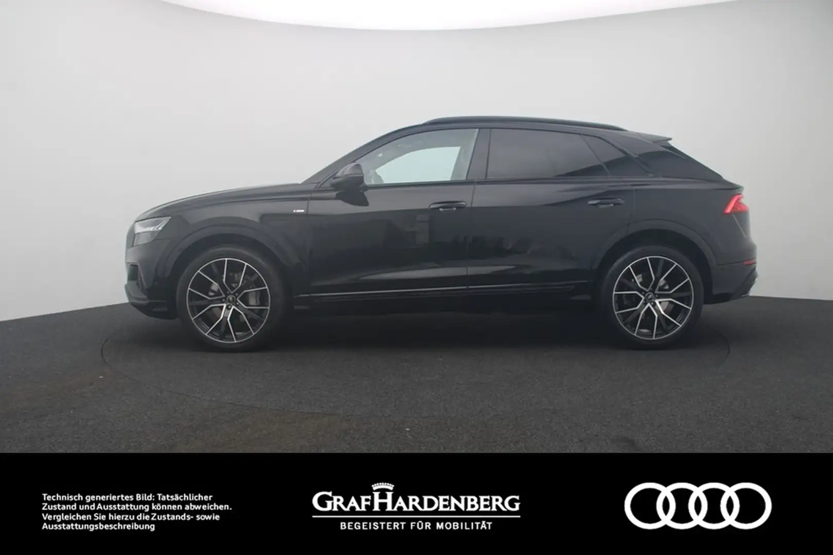 Audi Q8 55 TFSI quattro S line LED Navi Pano B&O ACC Noir - 2