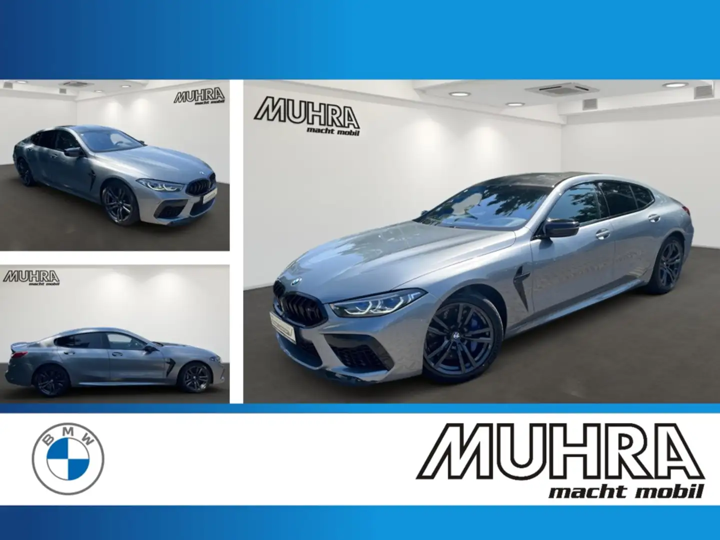 BMW M8 Competition xDrive Gran Coupe DA Prof PA+ HUD Серый - 1