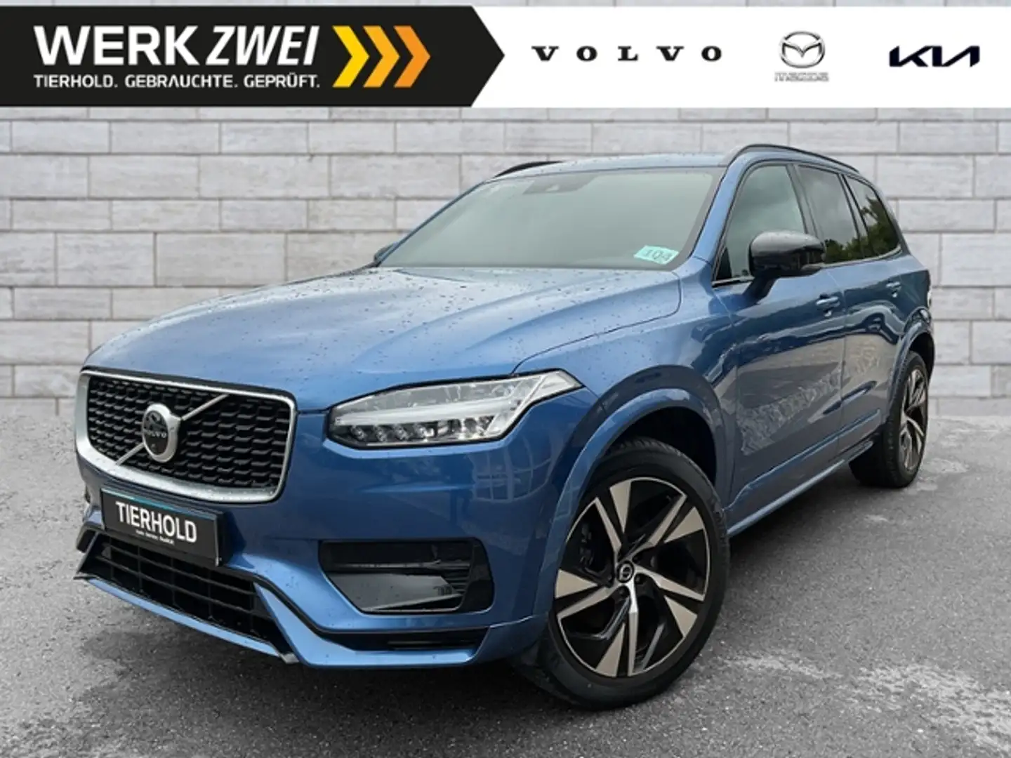 Volvo XC90 B5 R Design AWD 7Sitzer AHK PANO ACC 360° Blau - 1