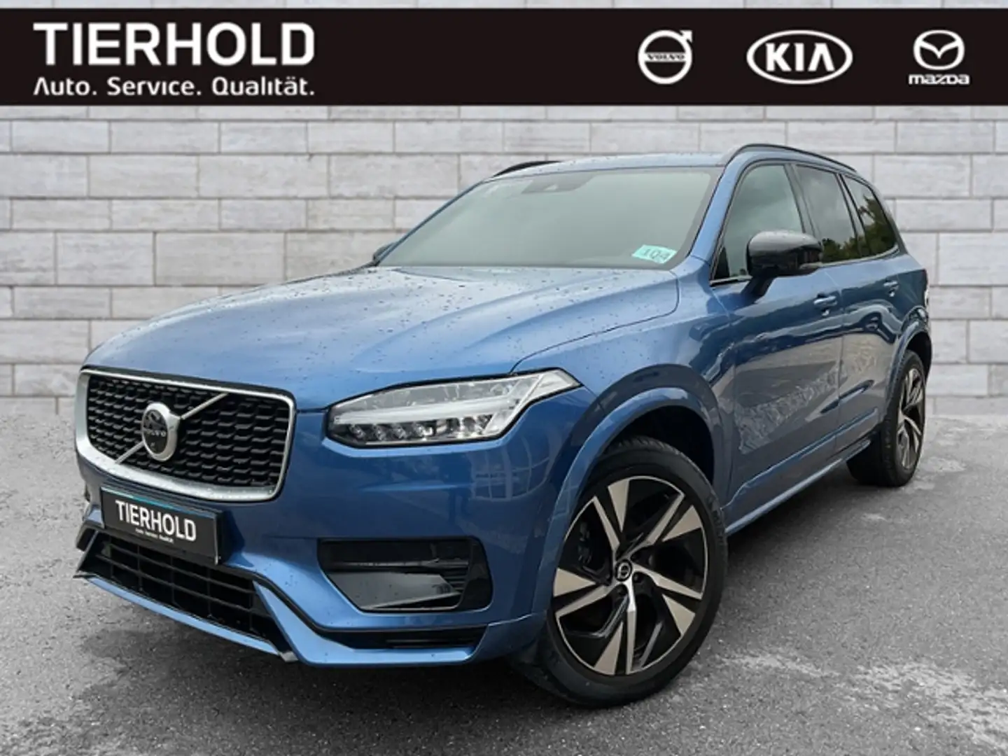 Volvo XC90 B5 R Design AWD 7Sitzer AHK PANO ACC 360° Blau - 2