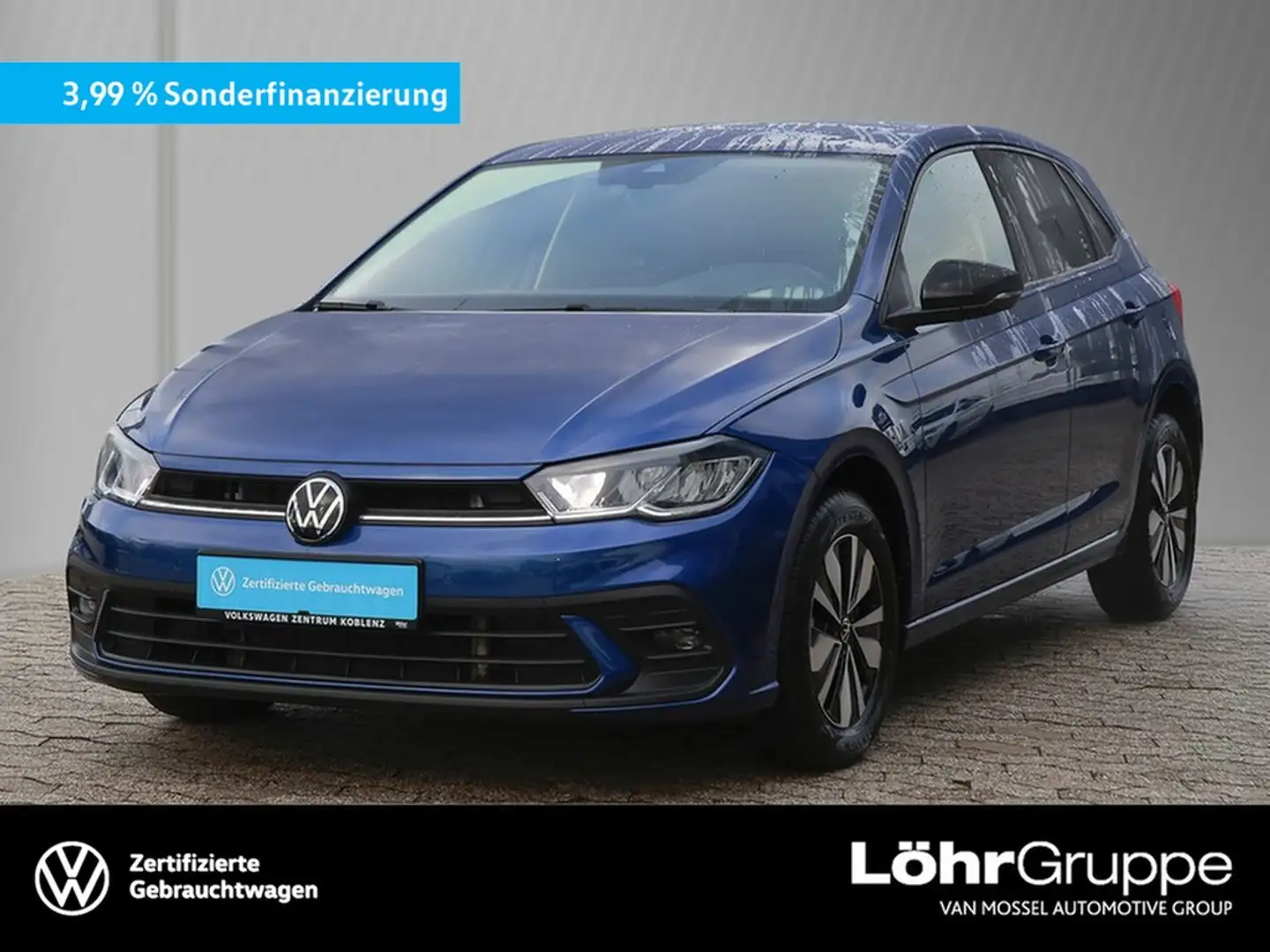 Volkswagen Polo 1.0 TSI DSG Goal AHK/Navi/RFK Blau - 1